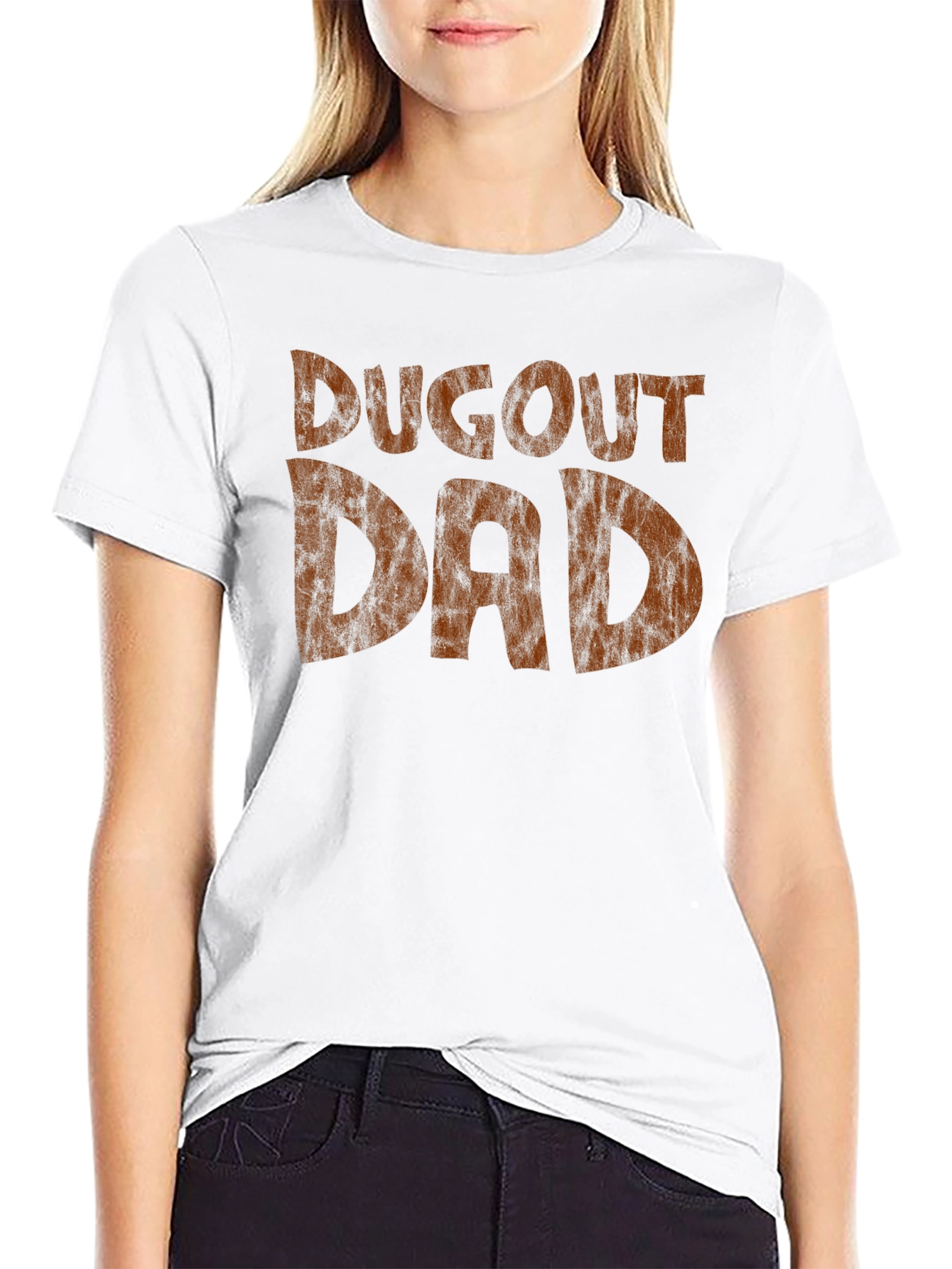 Dugout Dad T-Shirt - Baseball Fan Apparel