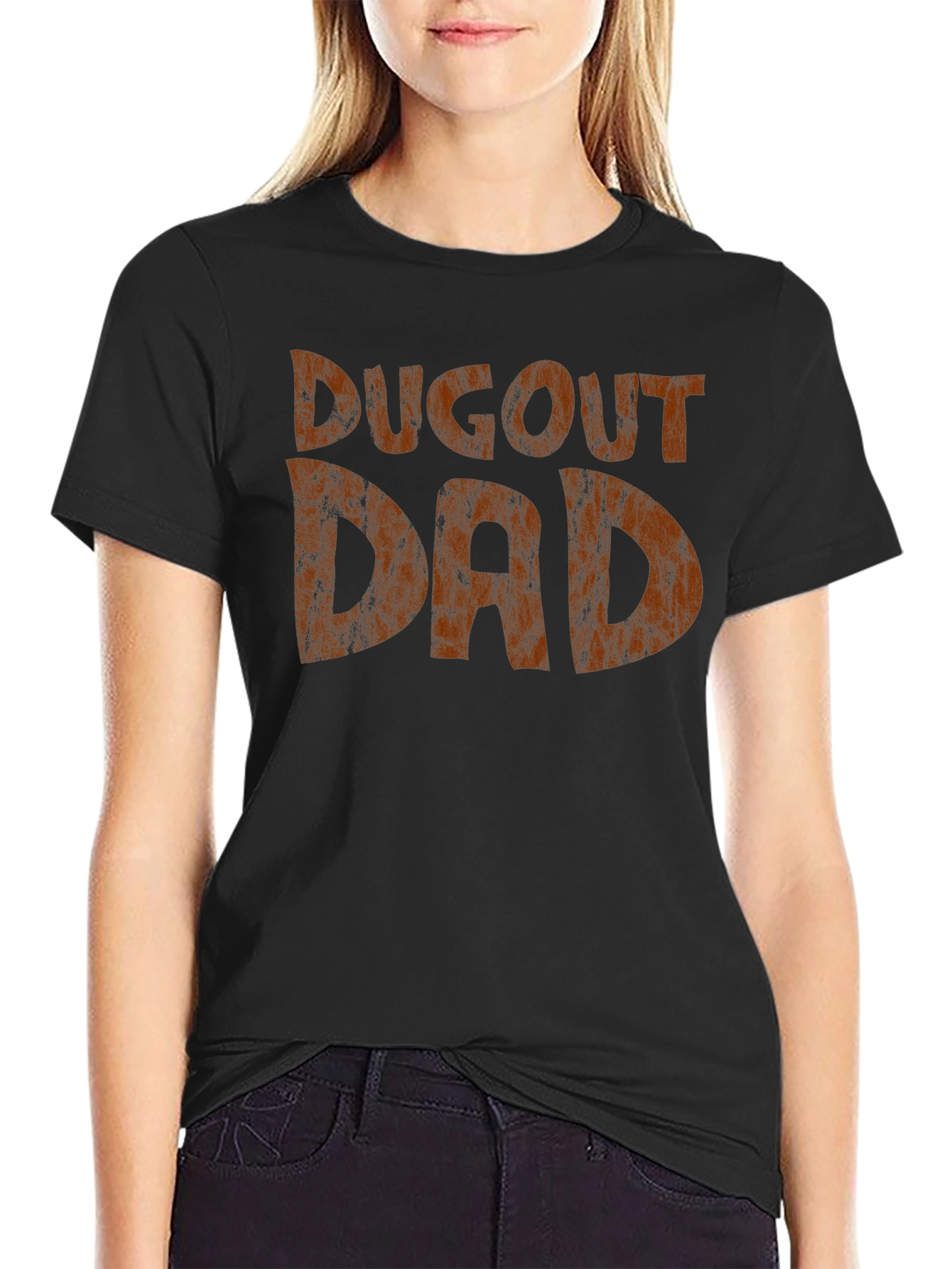 Dugout Dad T-Shirt - Baseball Fan Apparel