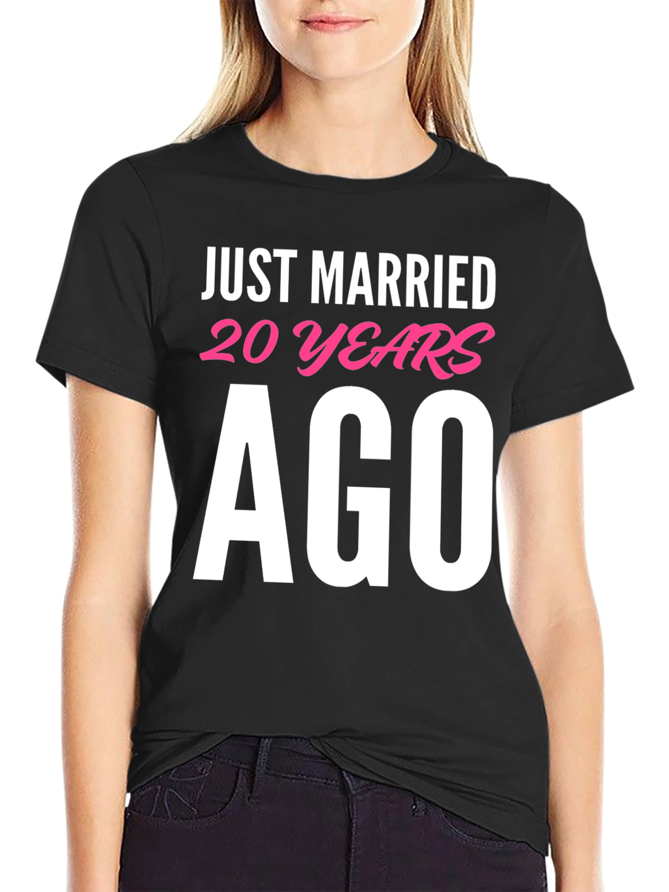 Just Married 20 Years Ago Graphic Tee