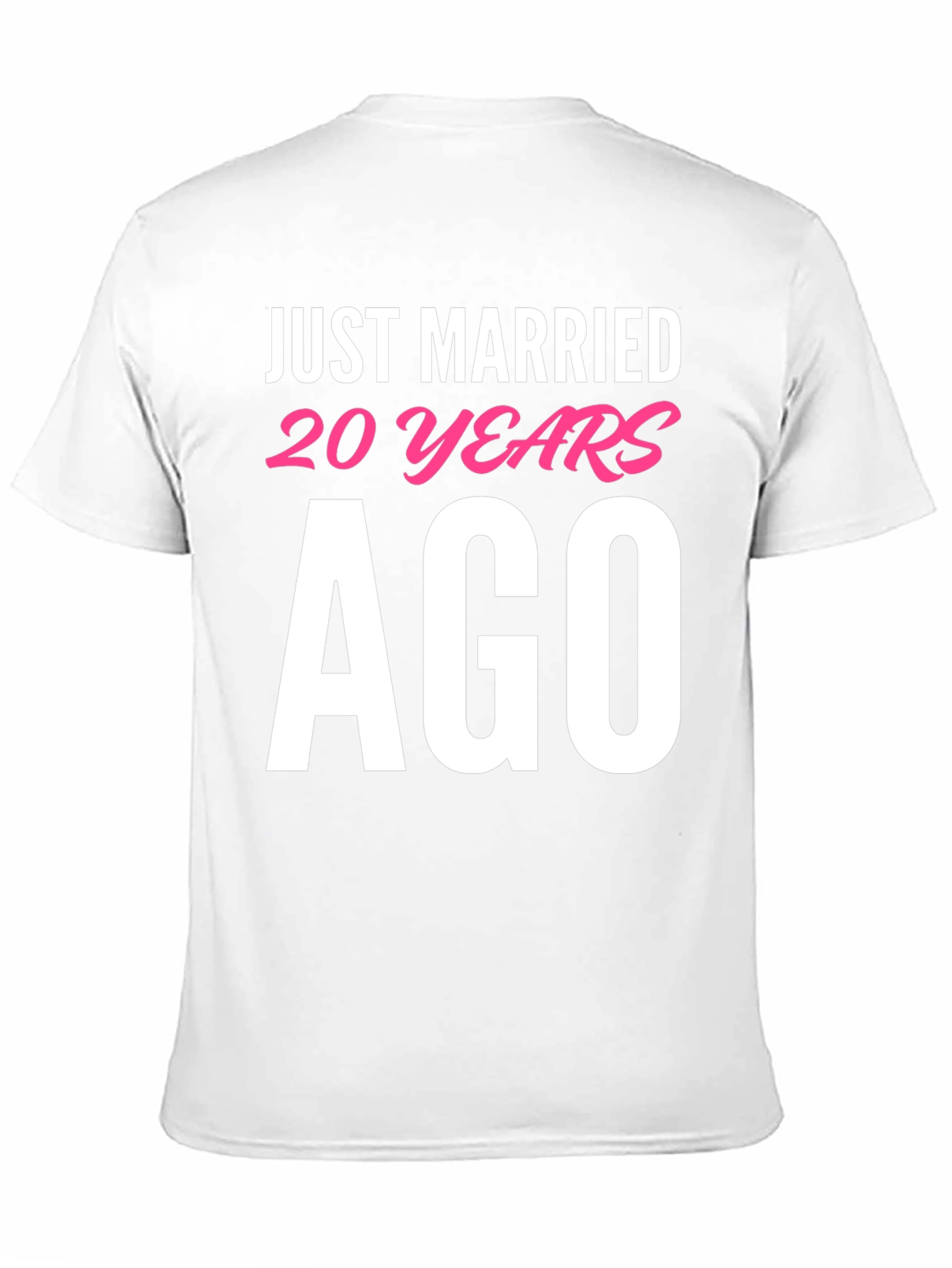 Just Married 20 Years Ago Graphic Tee