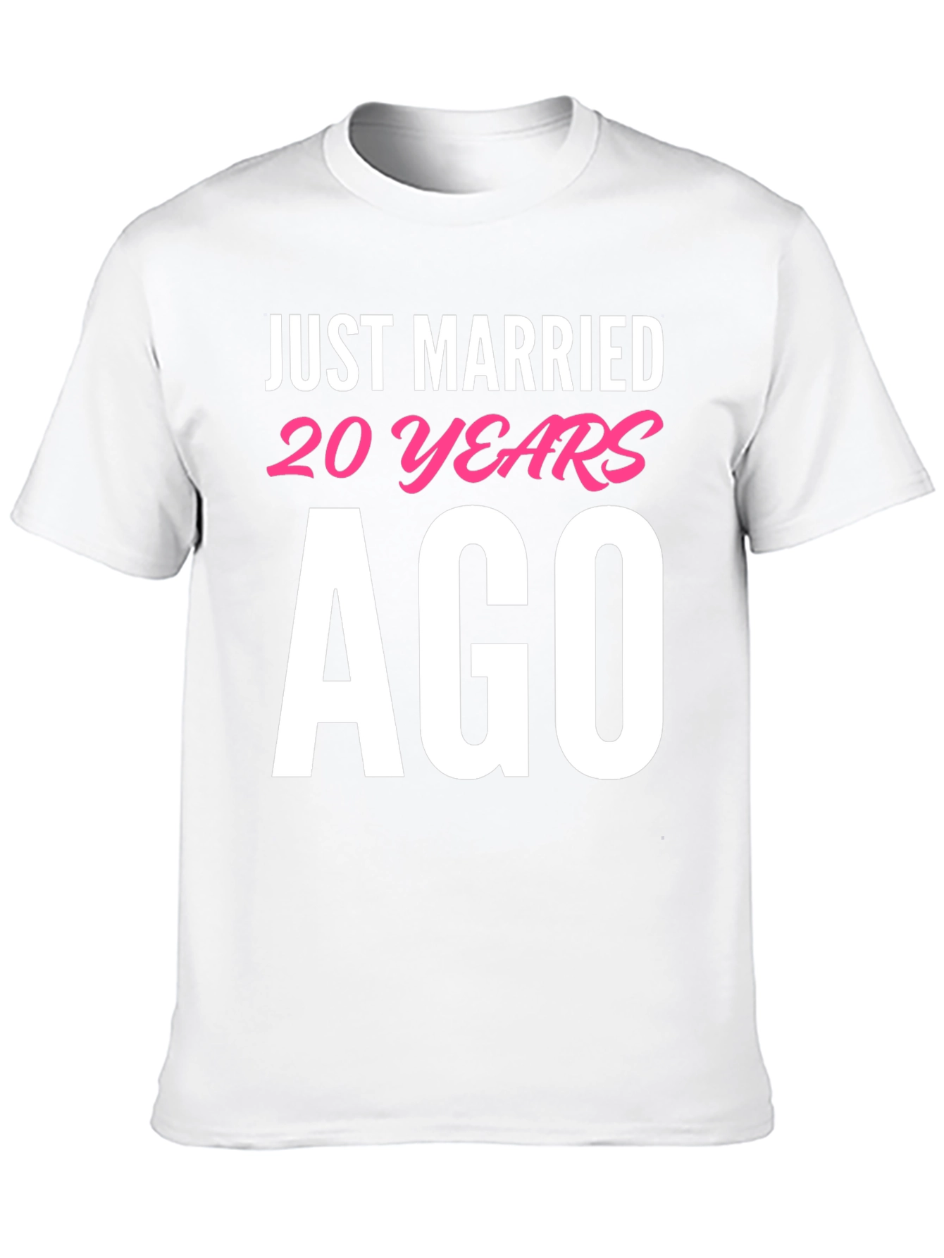 Just Married 20 Years Ago Graphic Tee