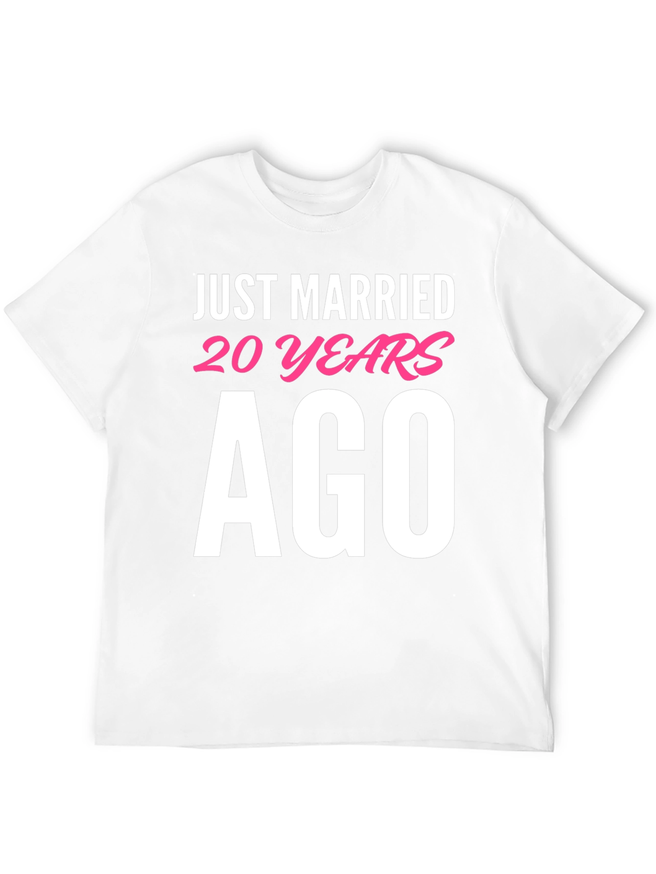 Just Married 20 Years Ago Graphic Tee