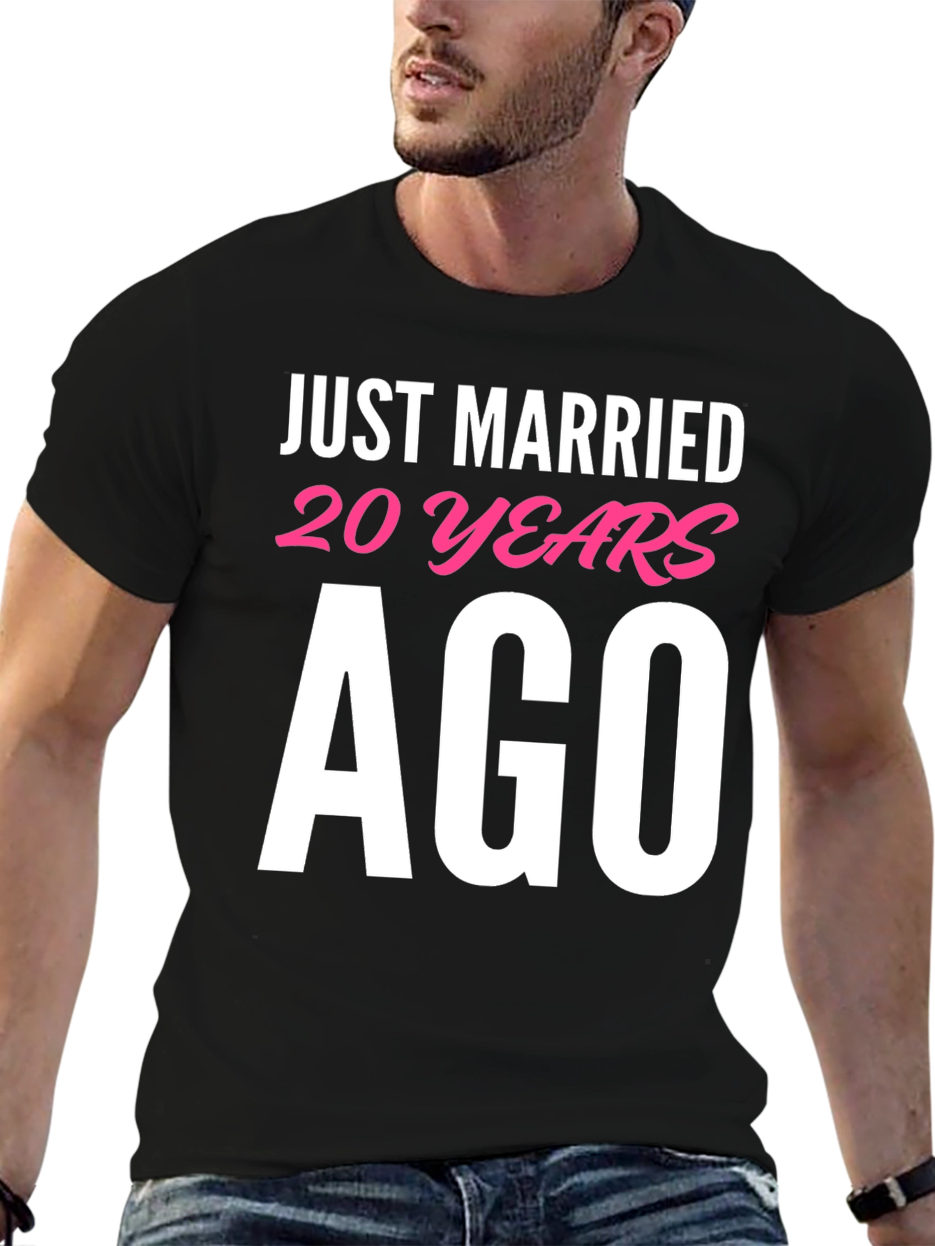 Just Married 20 Years Ago Graphic Tee