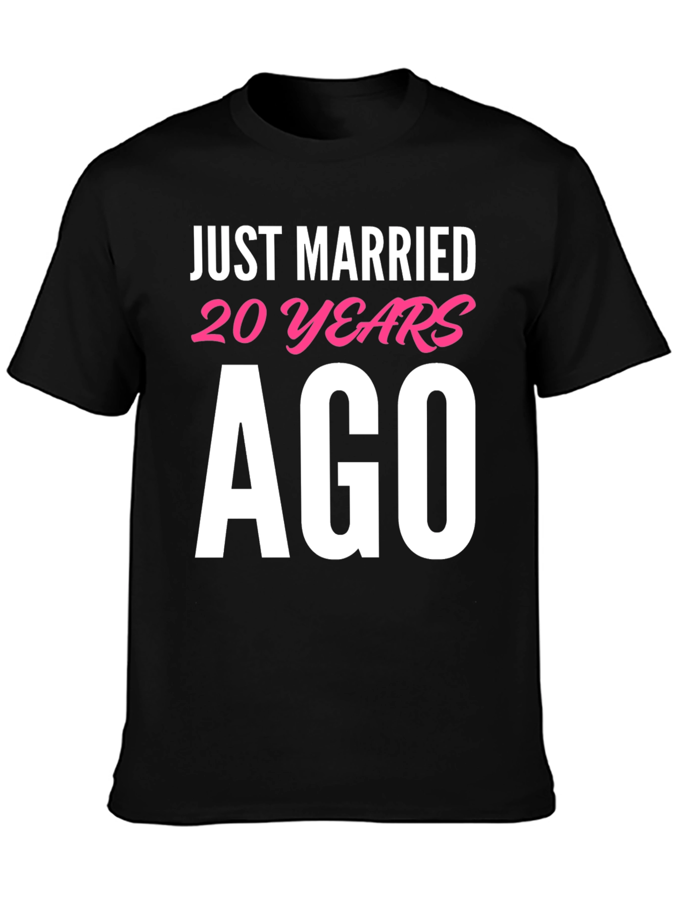 Just Married 20 Years Ago Graphic Tee