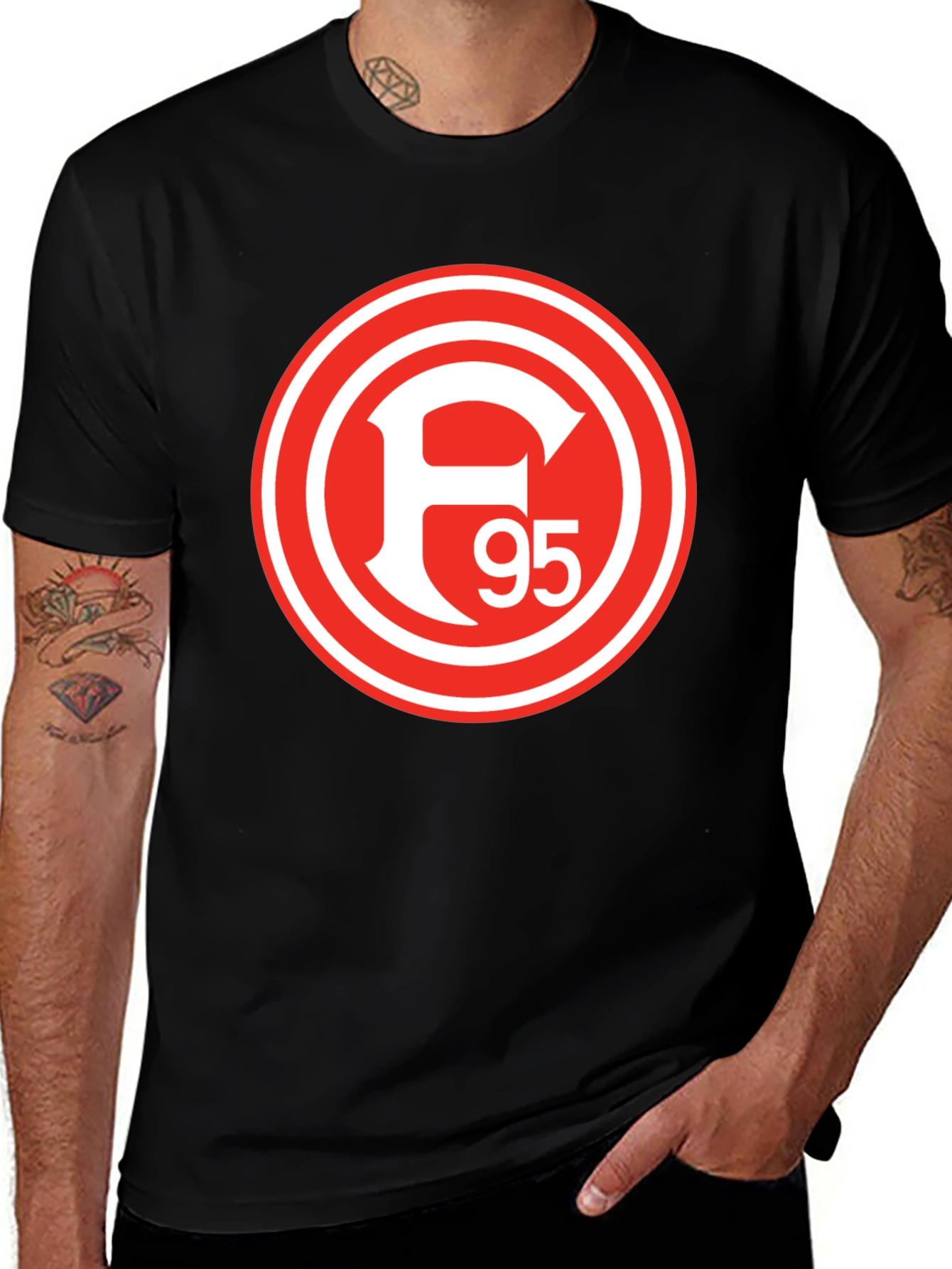 Fortuna Dusseldorf F95 Black T-Shirt