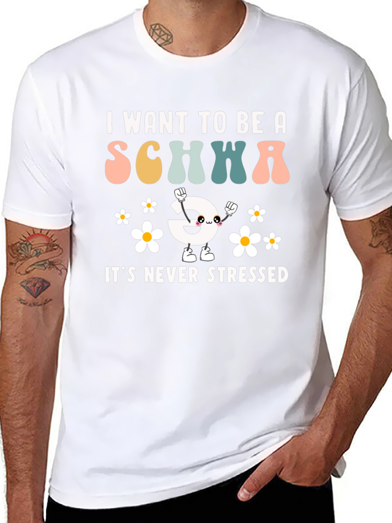 Funny Schwa Sound T-Shirt - Never Stressed