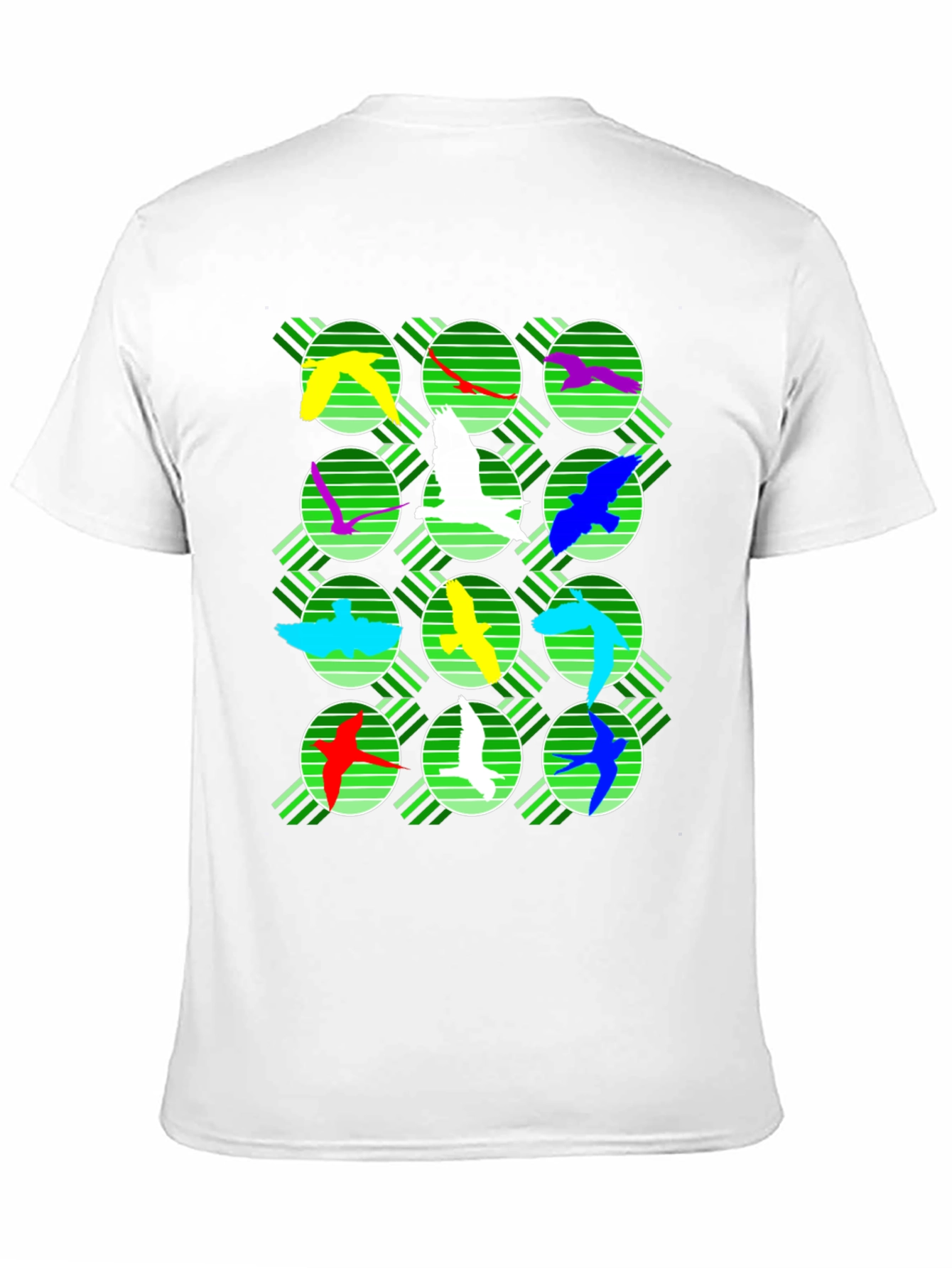 Retro Bird Circle Graphic Tee