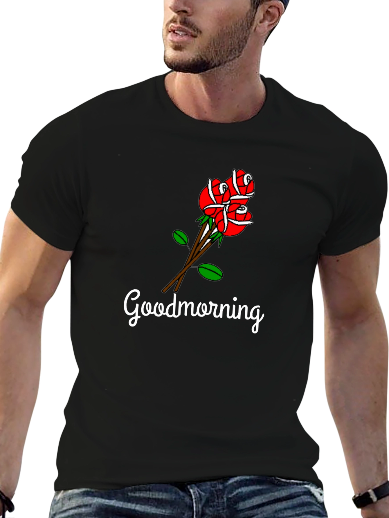Goodmorning Roses Graphic T-Shirt