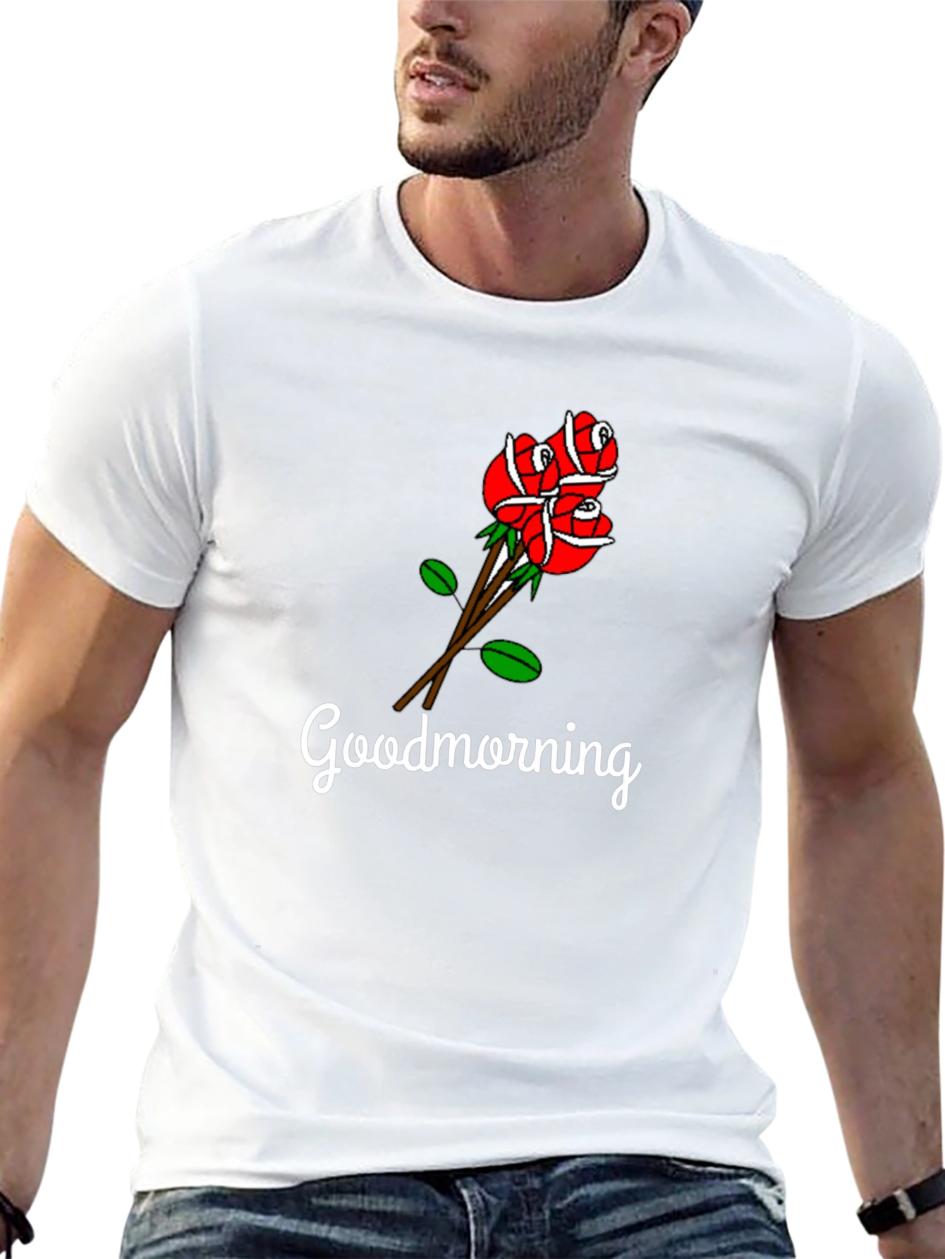 Goodmorning Roses Graphic T-Shirt