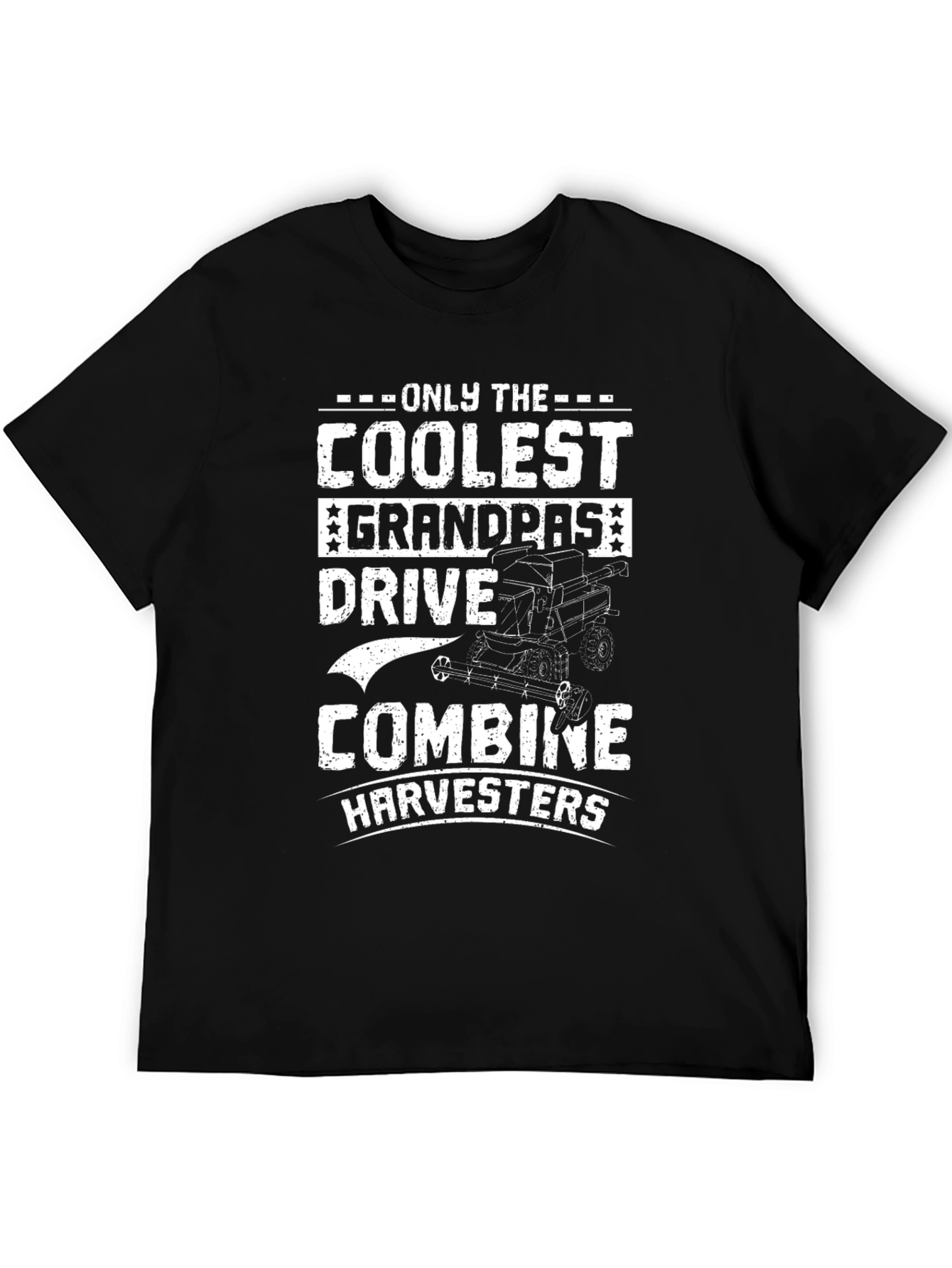 Coolest Grandpas Drive Combine Harvesters T-Shirt