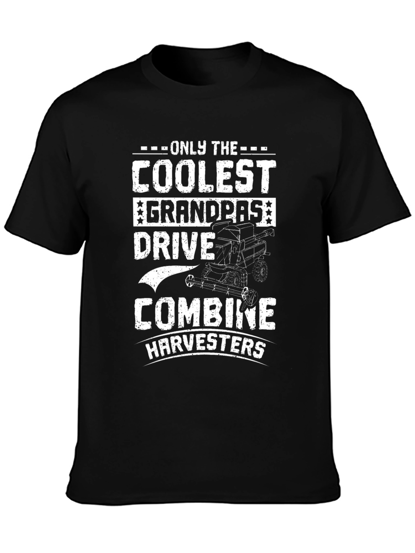 Coolest Grandpas Drive Combine Harvesters T-Shirt