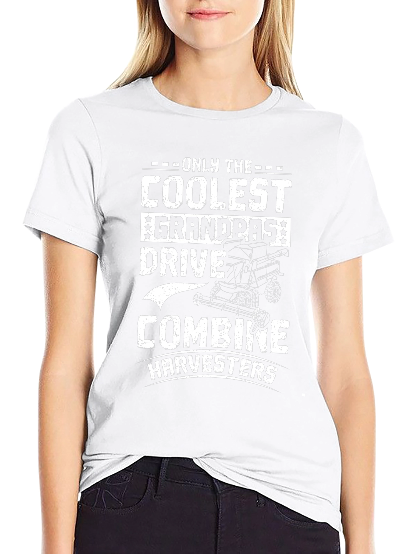 Coolest Grandpas Drive Combine Harvesters T-Shirt