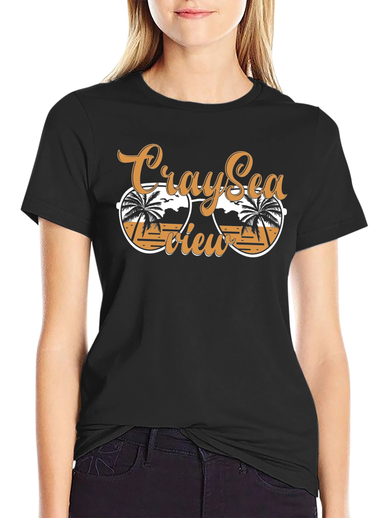 Cray Sea View Graphic Tee - Summer Vibes