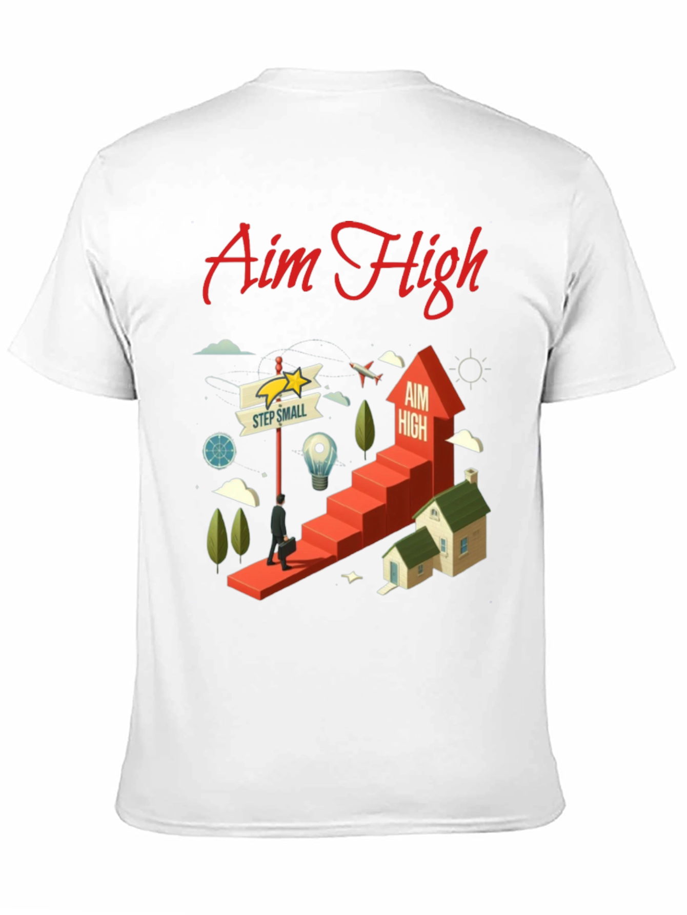 Aim High Graphic Tee - Motivation & Success