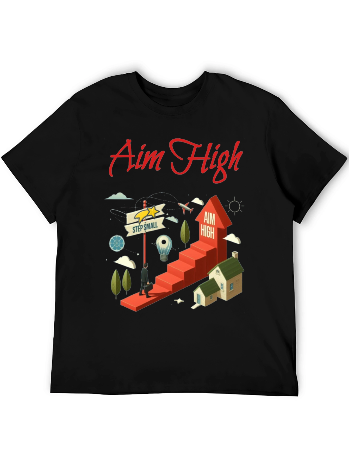 Aim High Graphic Tee - Motivation & Success