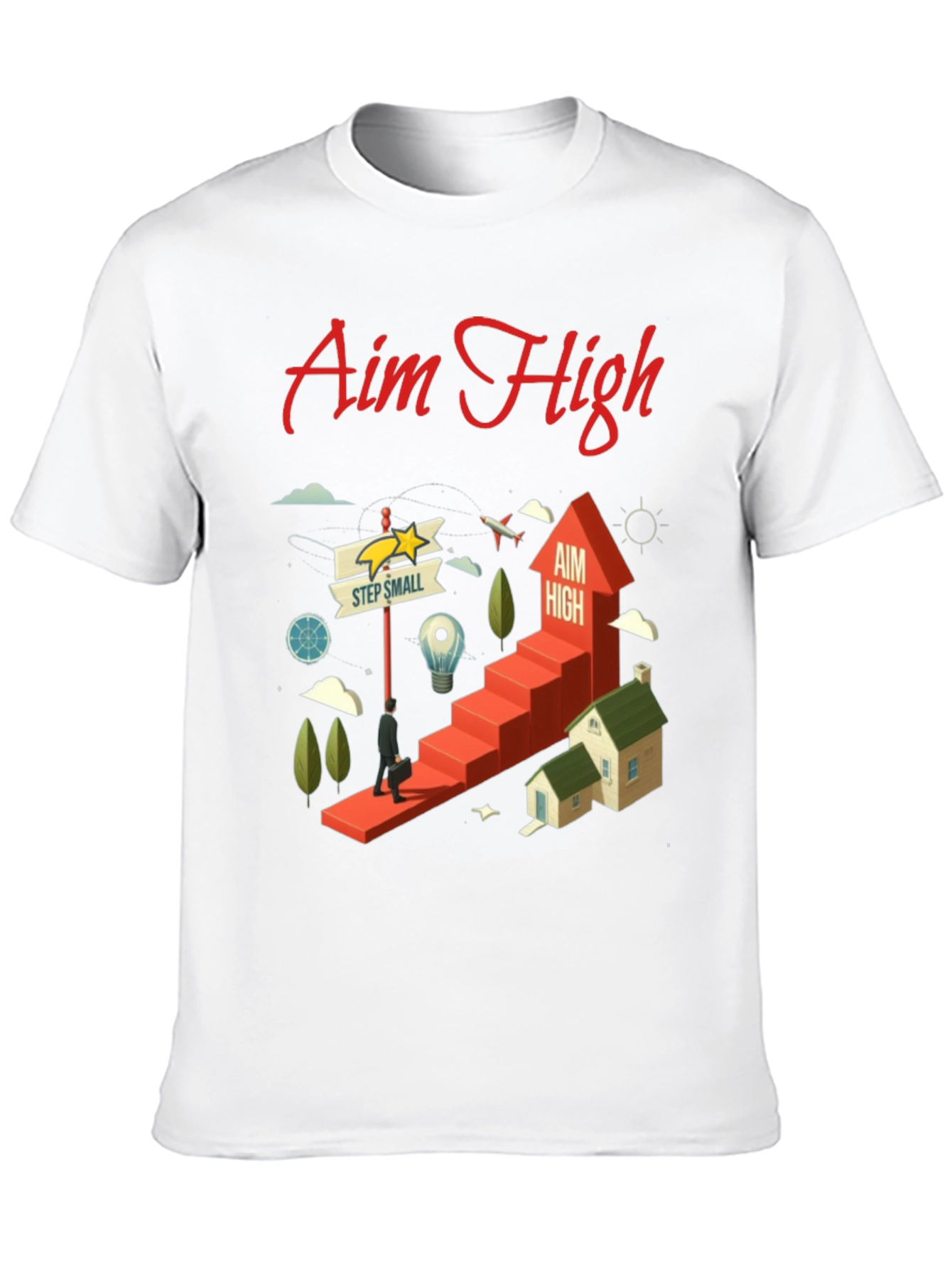 Aim High Graphic Tee - Motivation & Success
