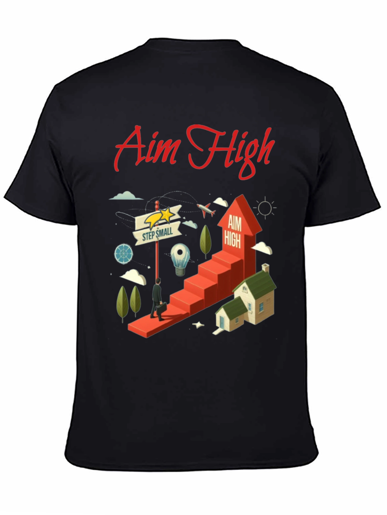 Aim High Graphic Tee - Motivation & Success