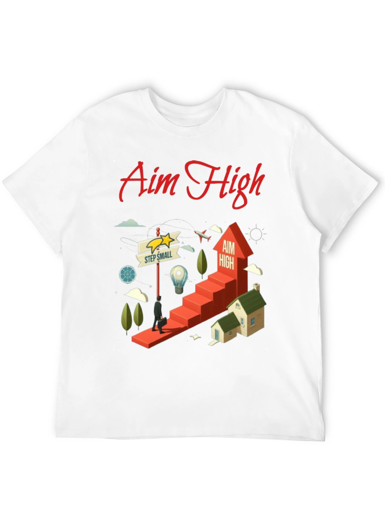 Aim High Graphic Tee - Motivation & Success