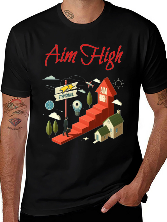 Aim High Graphic Tee - Motivation & Success