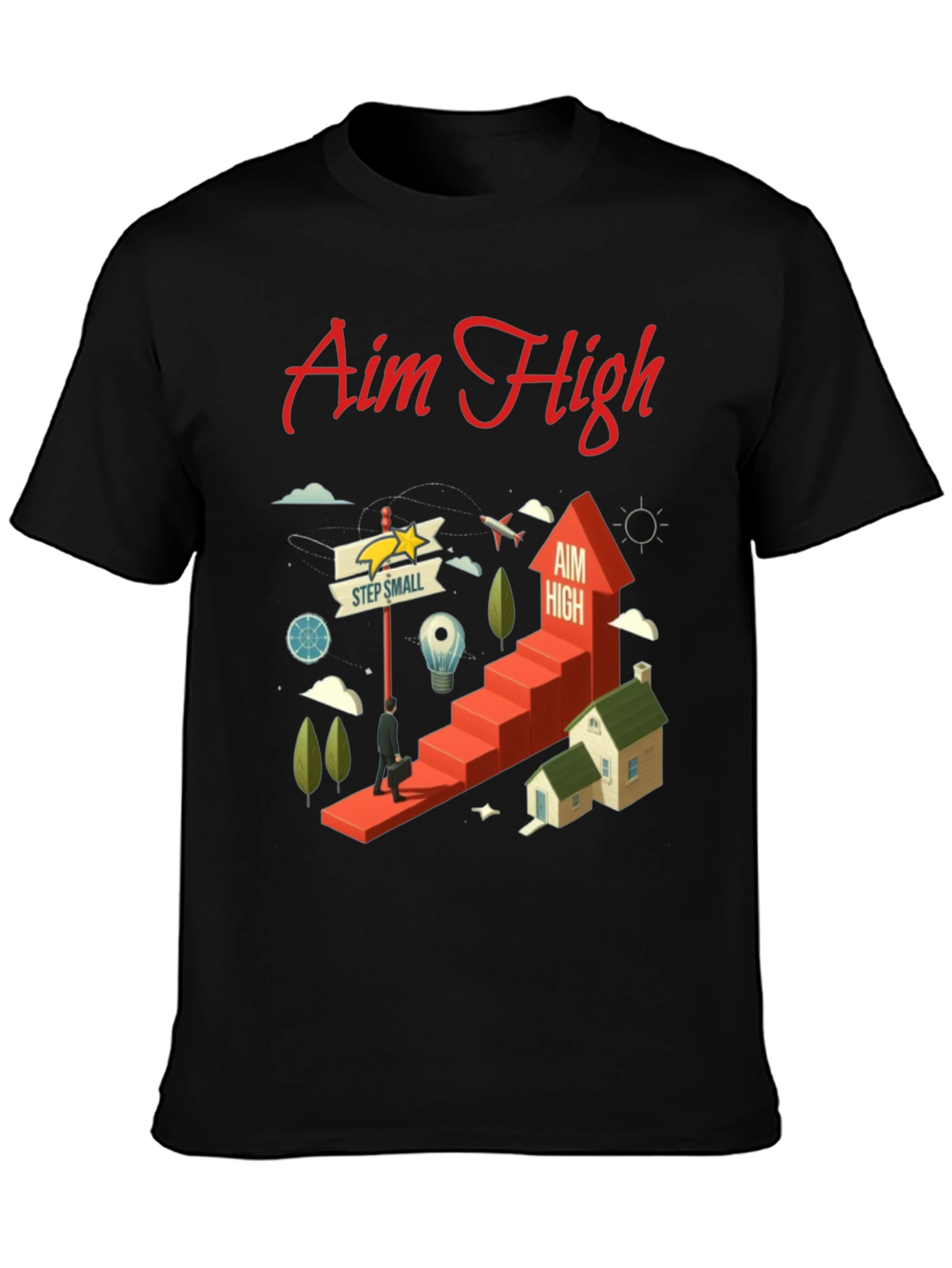 Aim High Graphic Tee - Motivation & Success