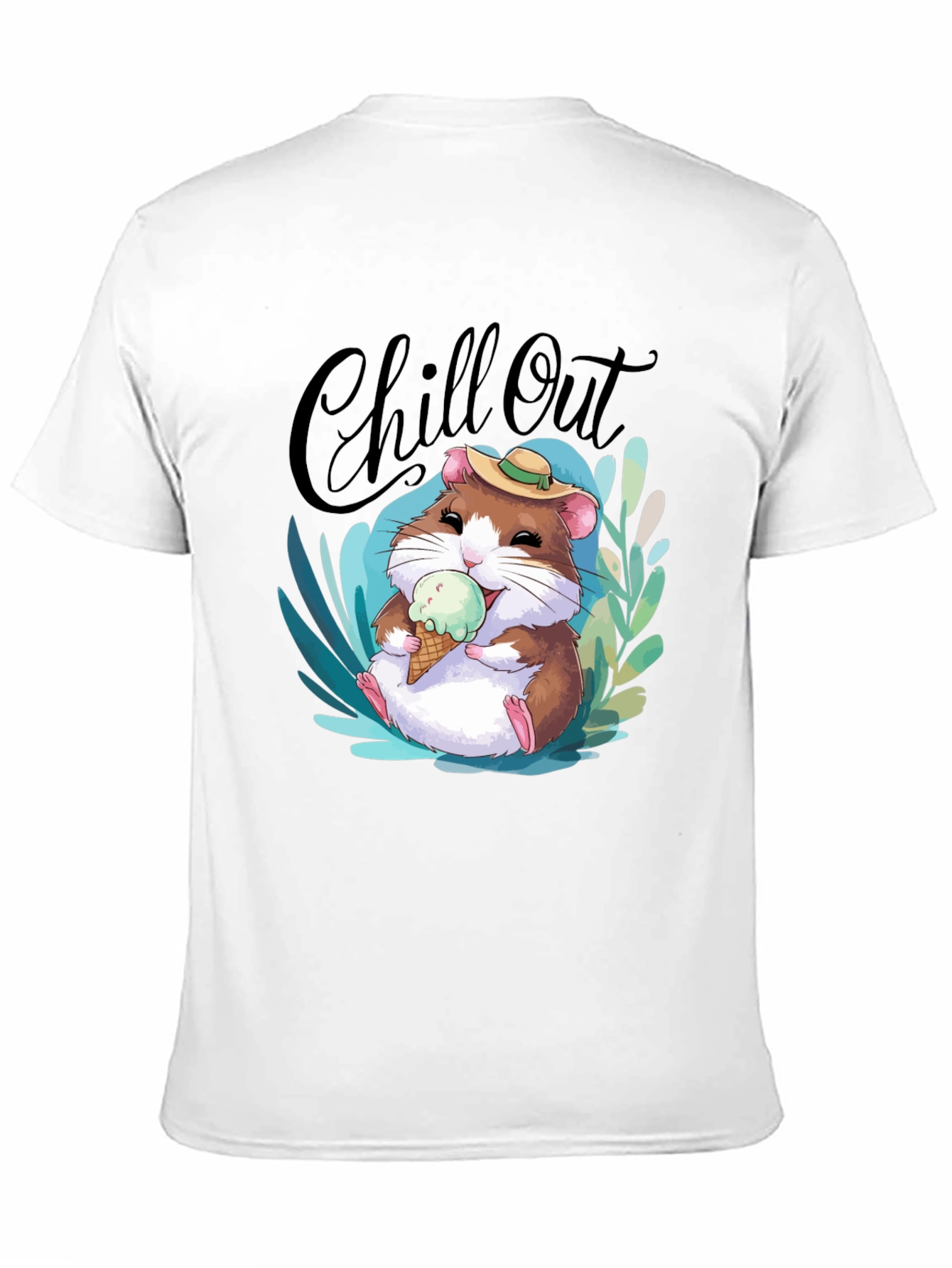 Chill Out Hamster T-Shirt - Relaxed Summer Vibes