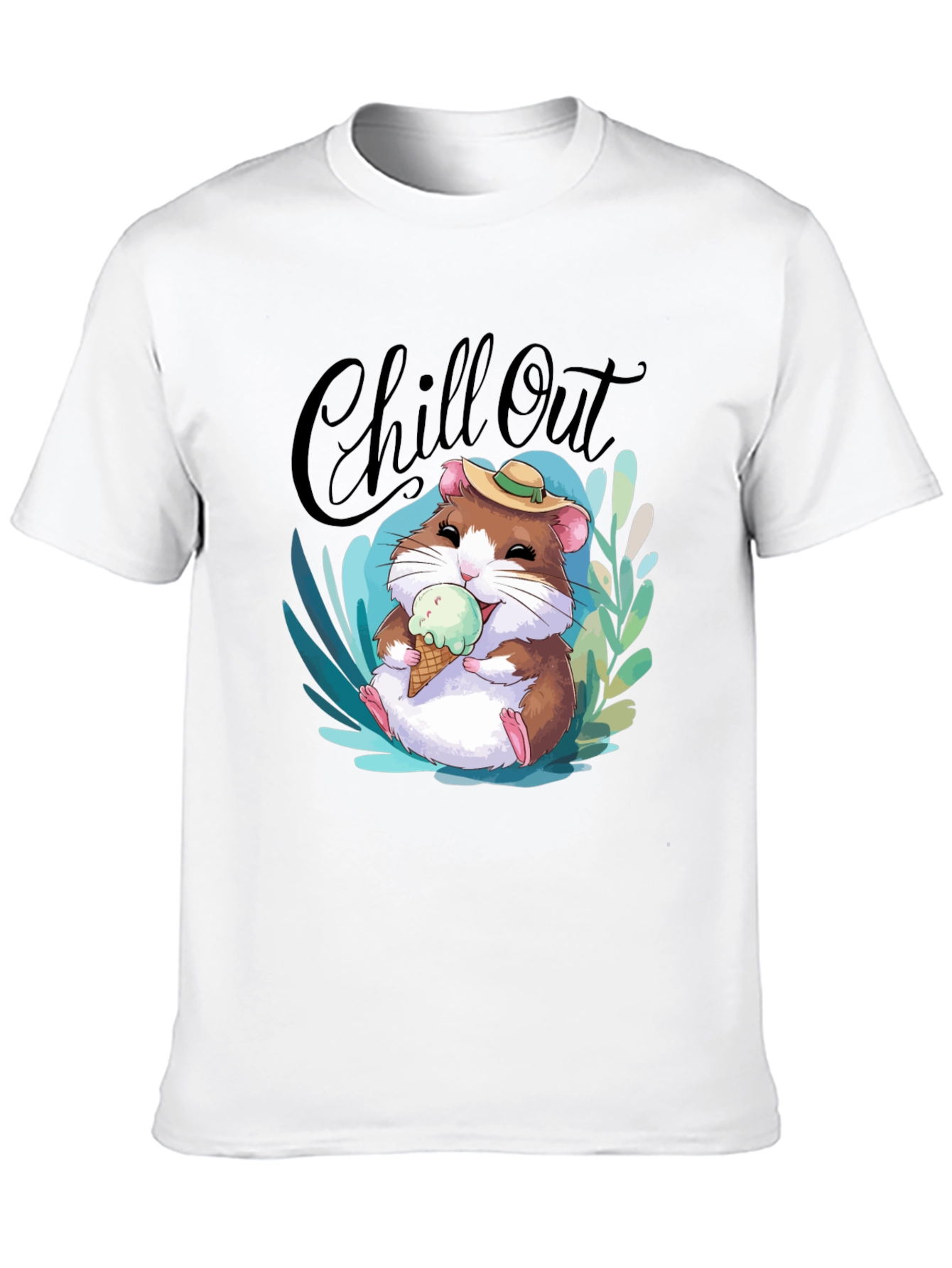 Chill Out Hamster T-Shirt - Relaxed Summer Vibes
