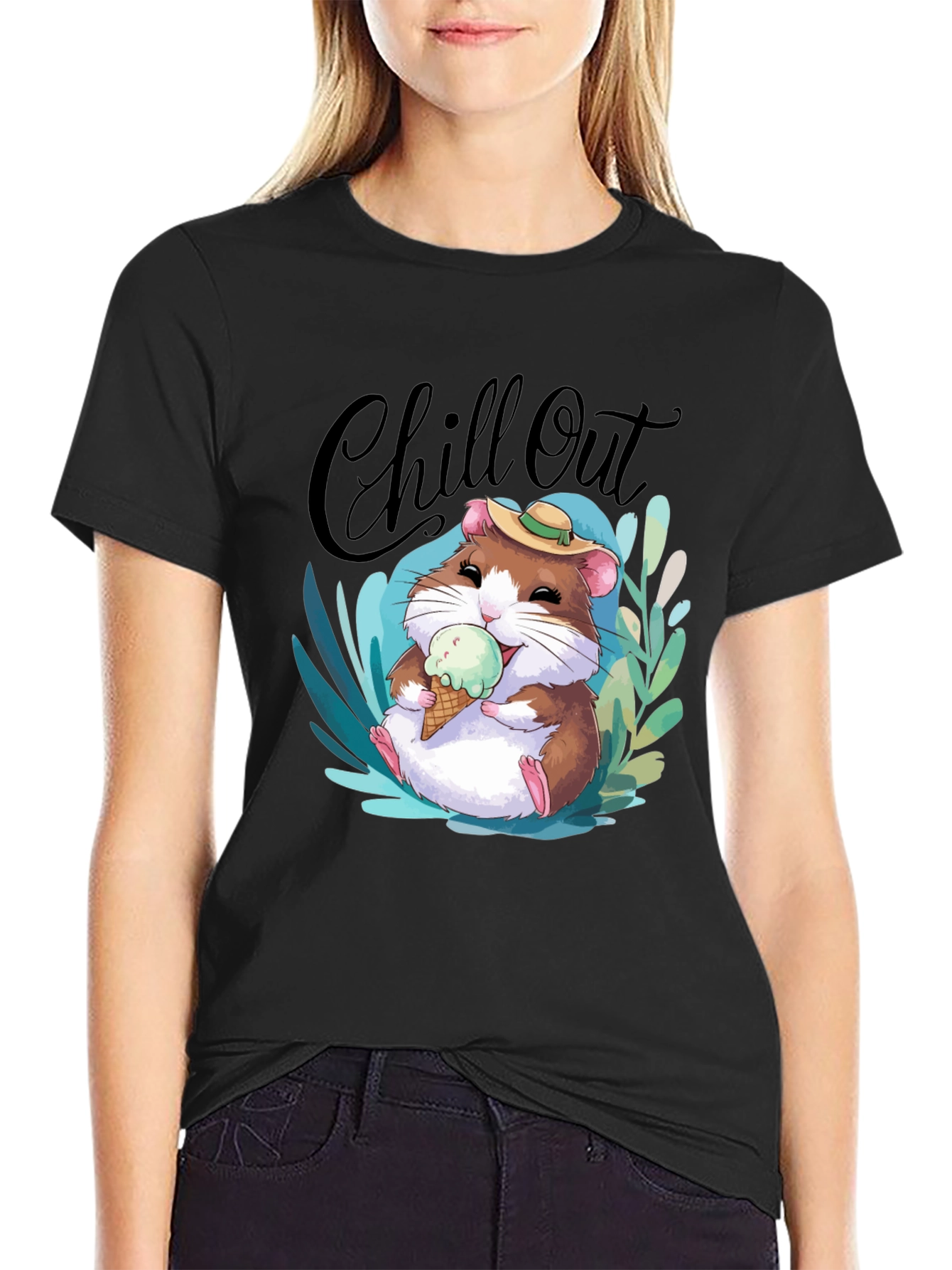 Chill Out Hamster T-Shirt - Relaxed Summer Vibes