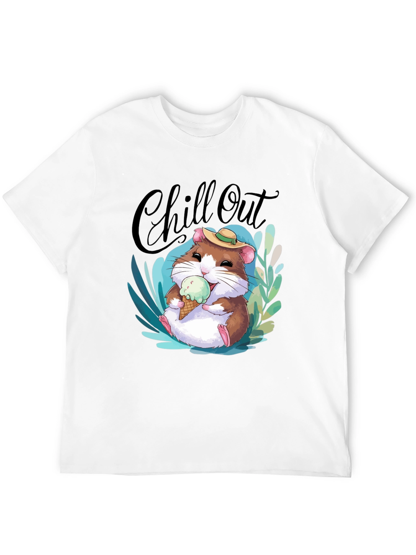 Chill Out Hamster T-Shirt - Relaxed Summer Vibes