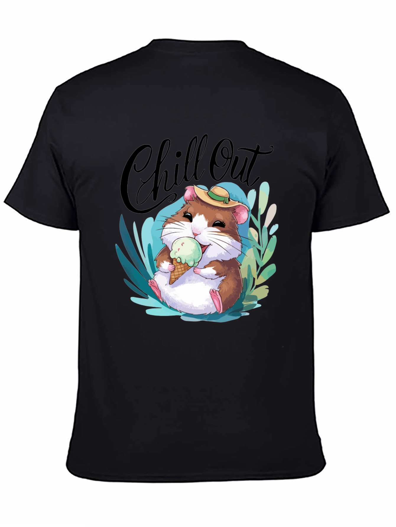 Chill Out Hamster T-Shirt - Relaxed Summer Vibes