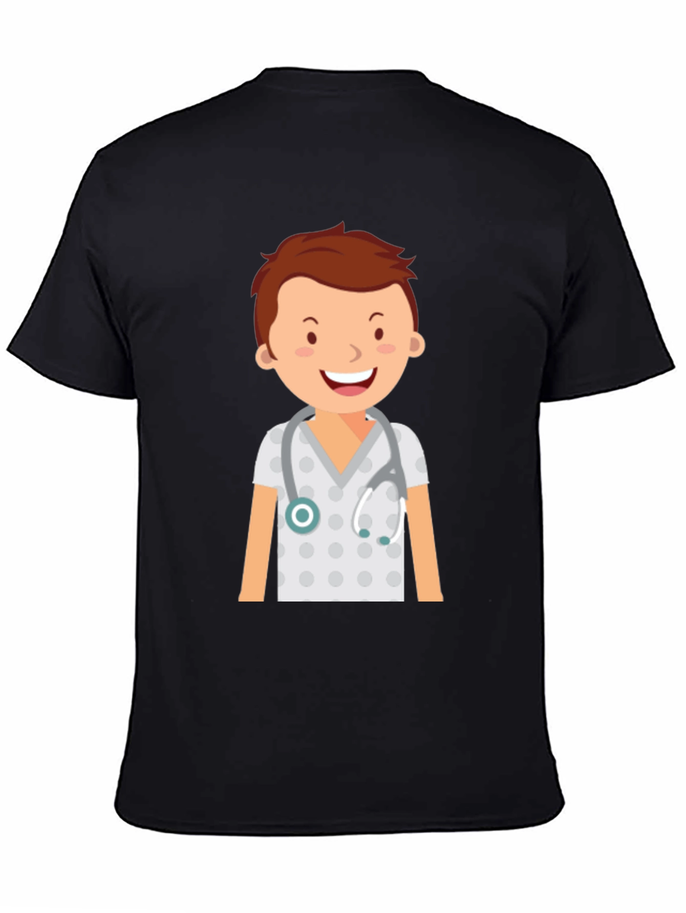 Cartoon Doctor T-Shirt - Cute Medical Apparel
