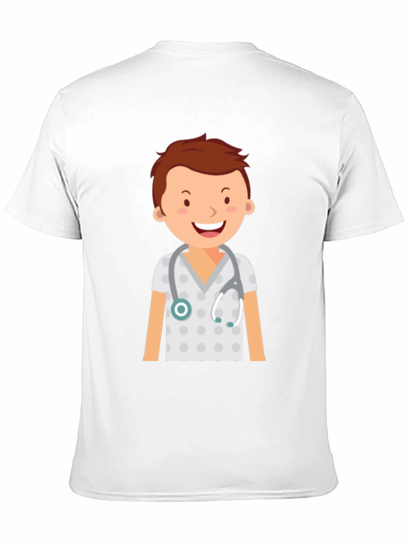 Cartoon Doctor T-Shirt - Cute Medical Apparel