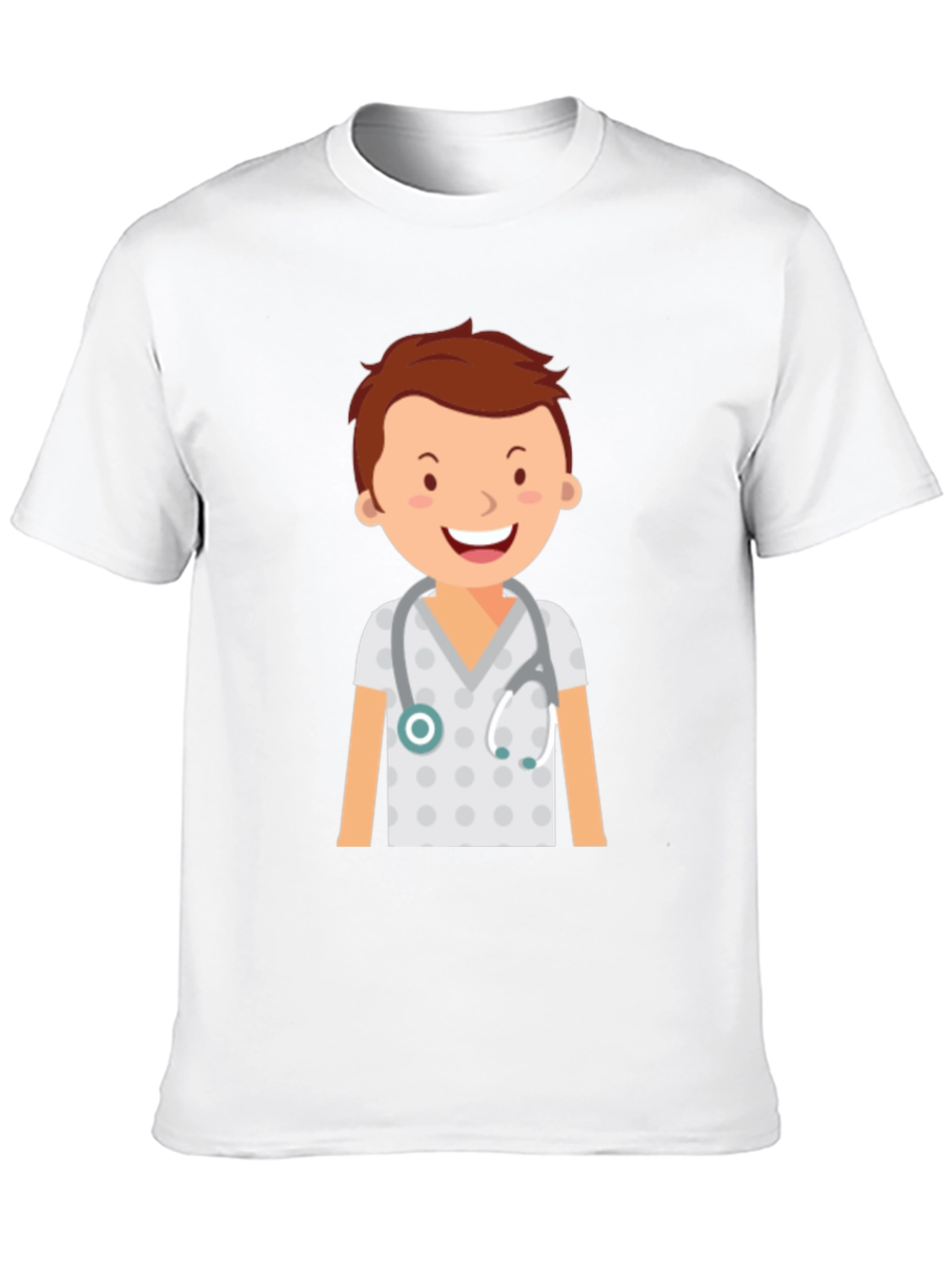 Cartoon Doctor T-Shirt - Cute Medical Apparel