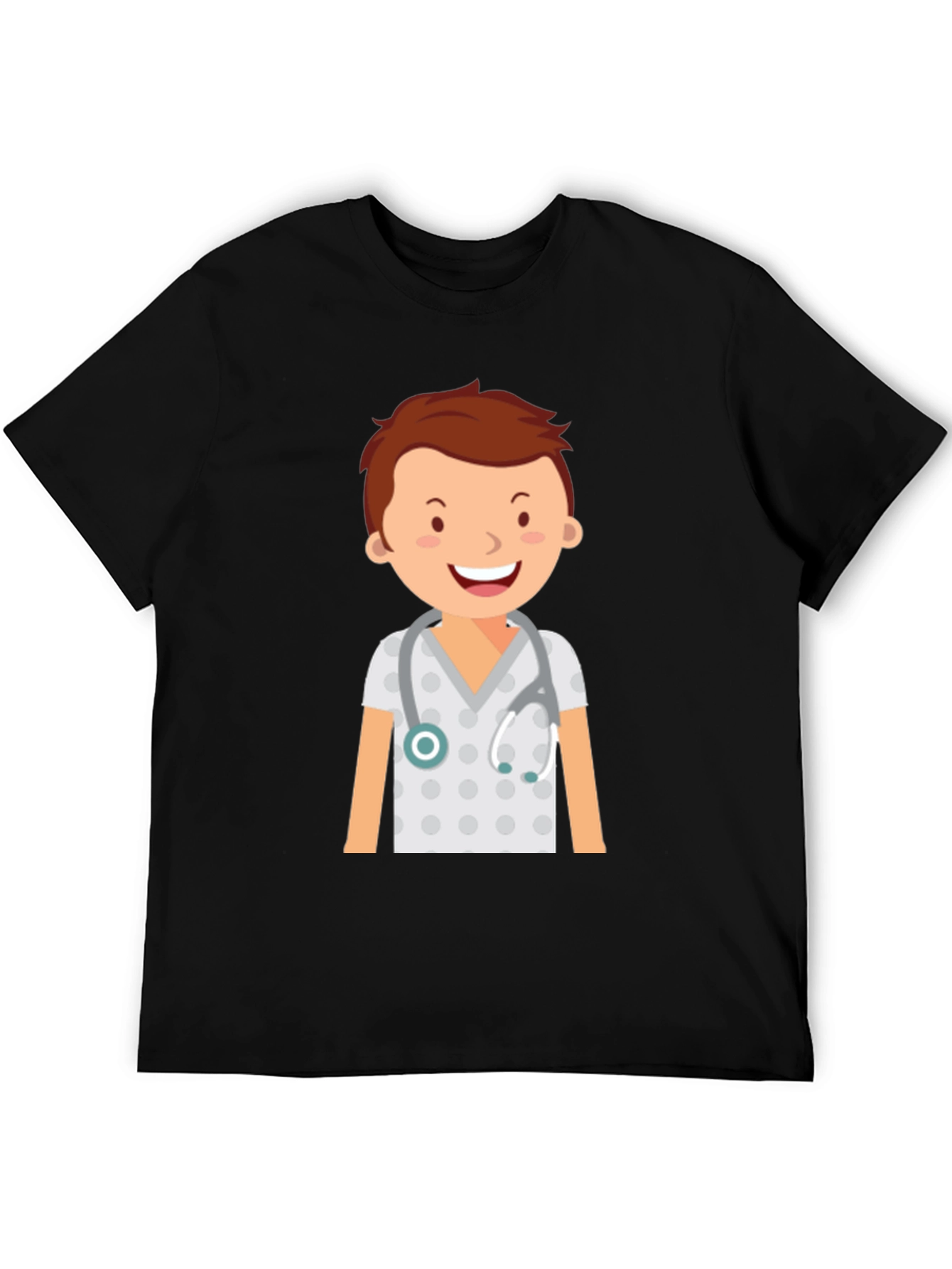 Cartoon Doctor T-Shirt - Cute Medical Apparel