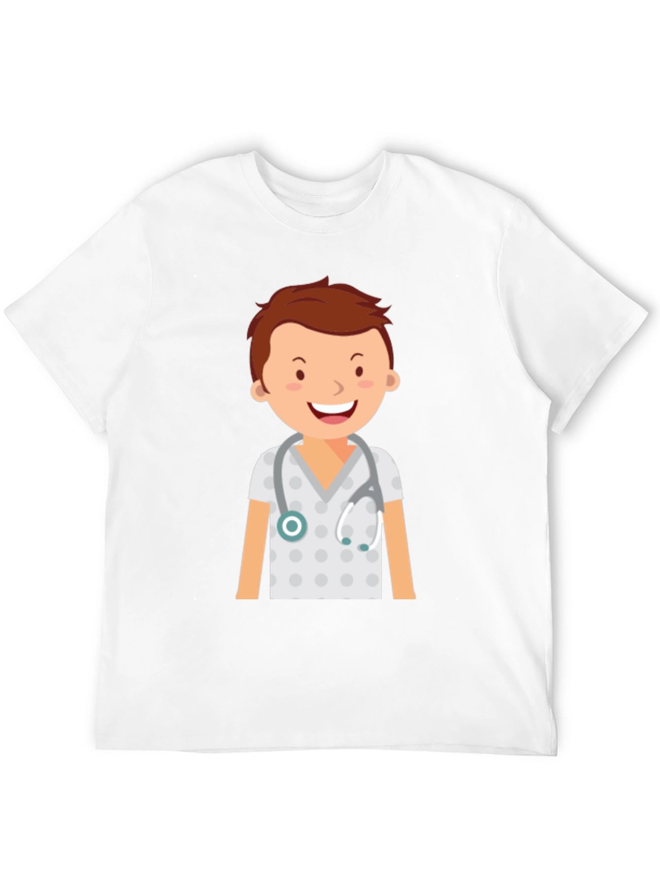Cartoon Doctor T-Shirt - Cute Medical Apparel