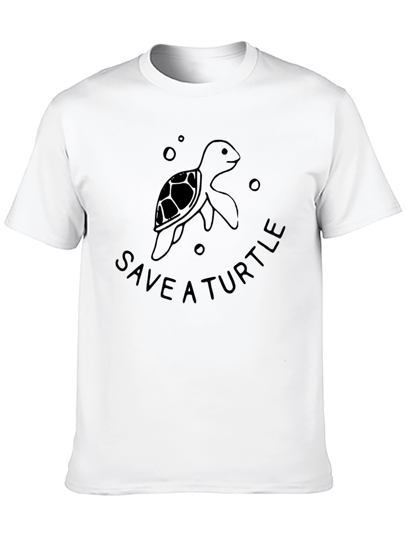 Save a Turtle Black Graphic Tee