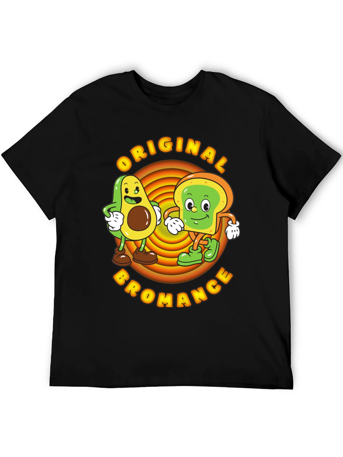Original Bromance Avocado Toast Cartoon Graphic Tee