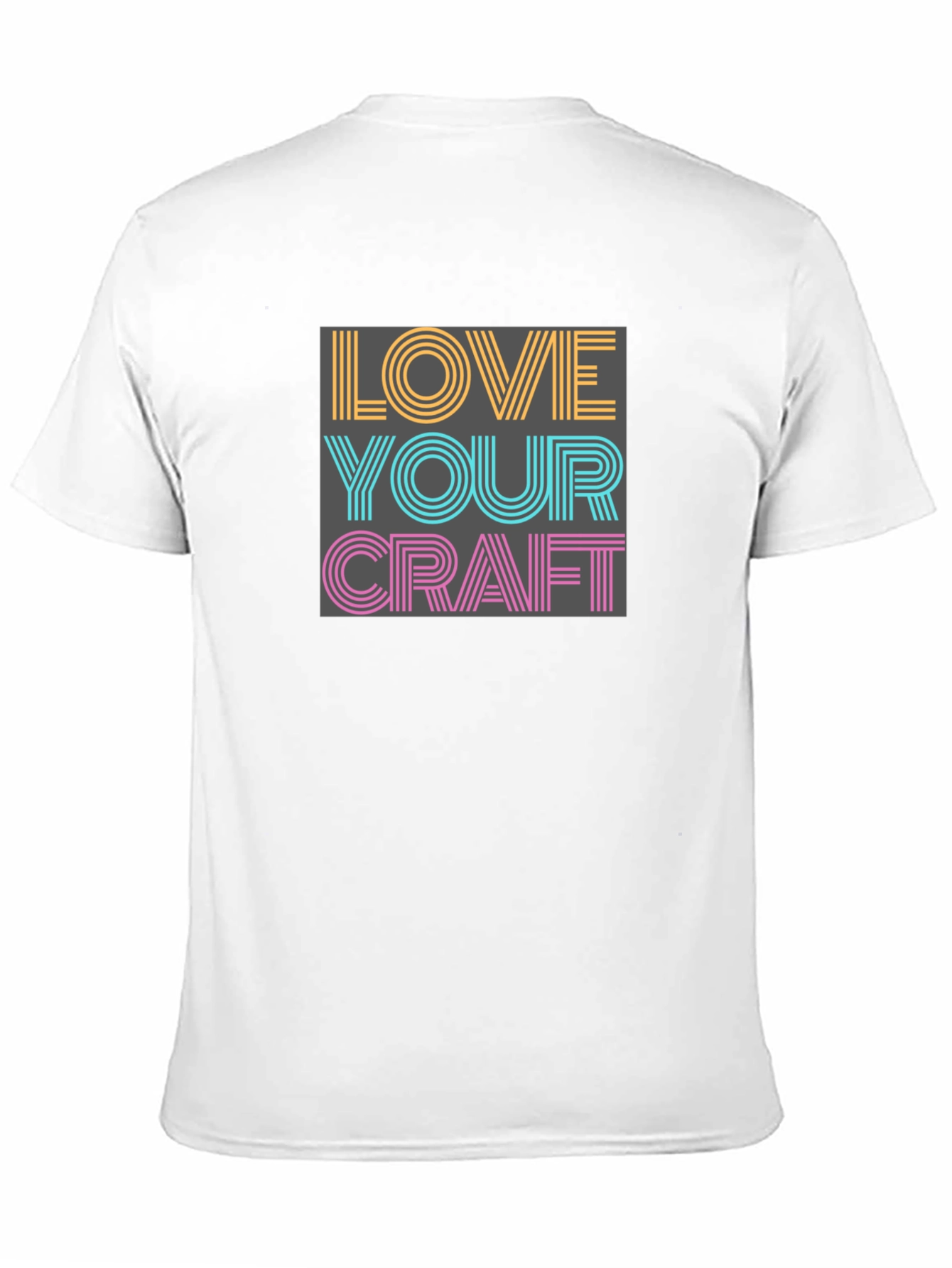 Love Your Craft Graphic Tee - Black Cotton Blend