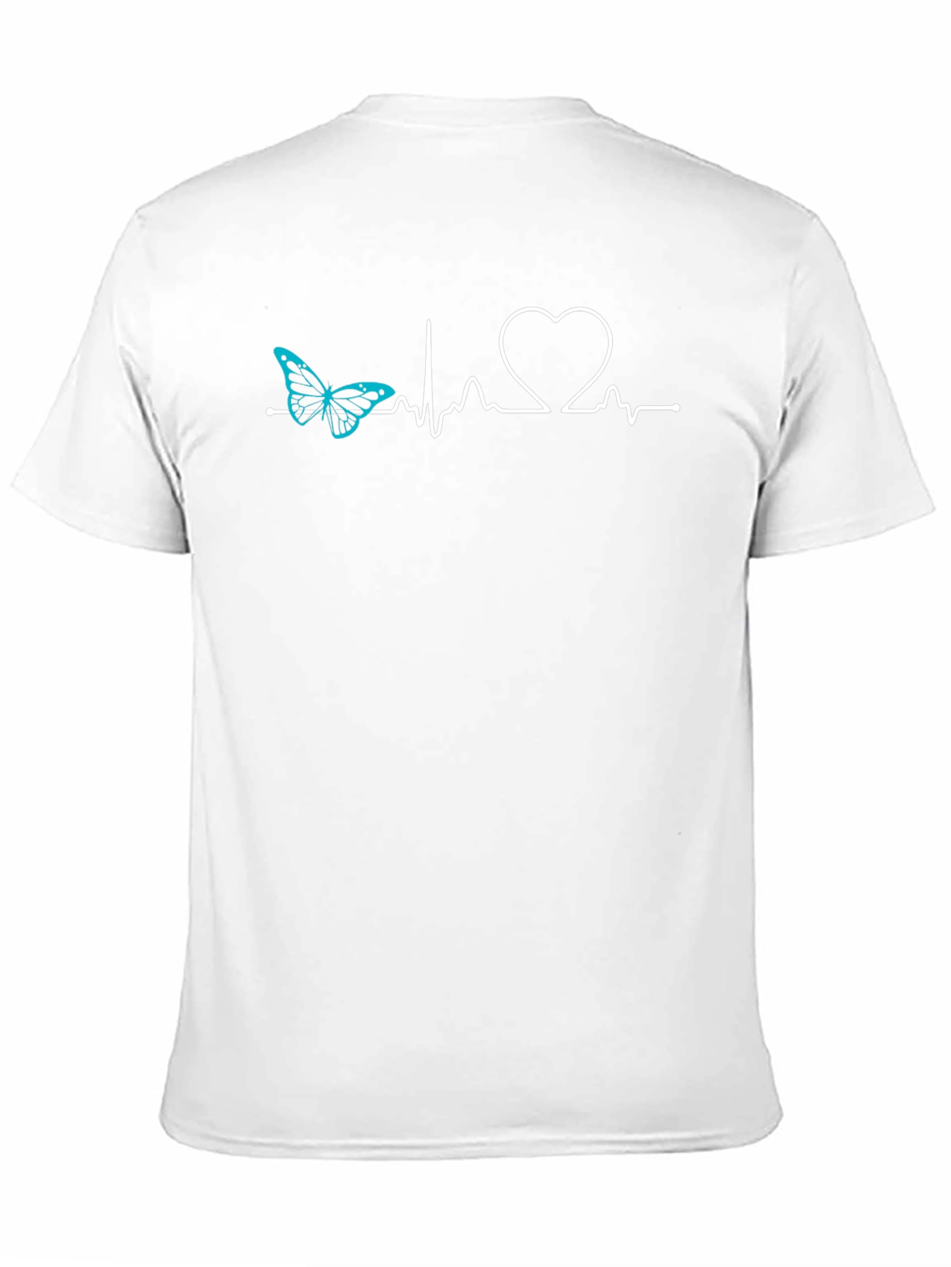 Butterfly Heartbeat T-Shirt - Stylish Graphic Tee