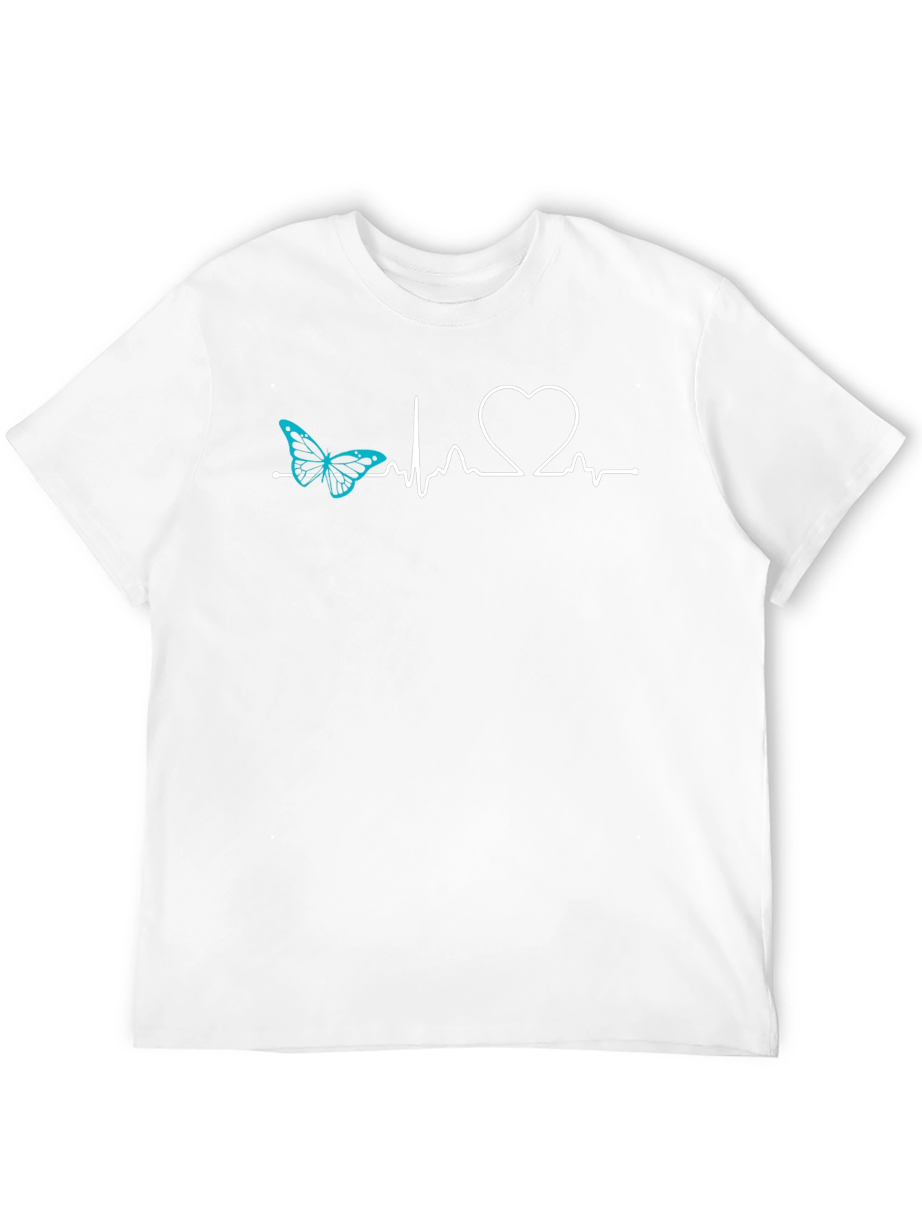 Butterfly Heartbeat T-Shirt - Stylish Graphic Tee