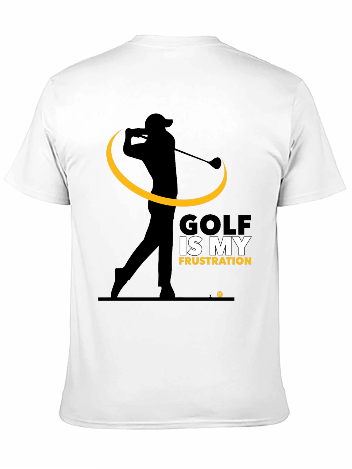 Golf Frustration Graphic Tee - Black