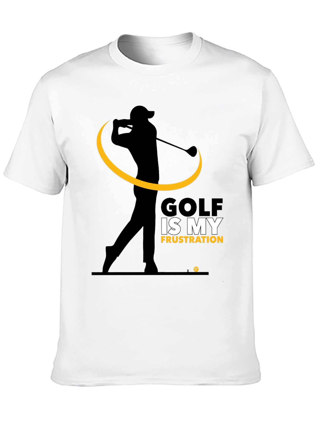 Golf Frustration Graphic Tee - Black