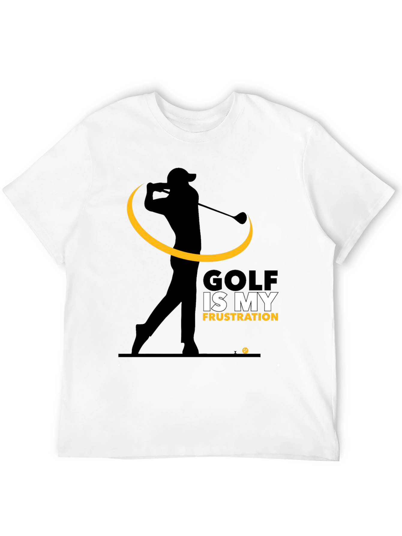 Golf Frustration Graphic Tee - Black
