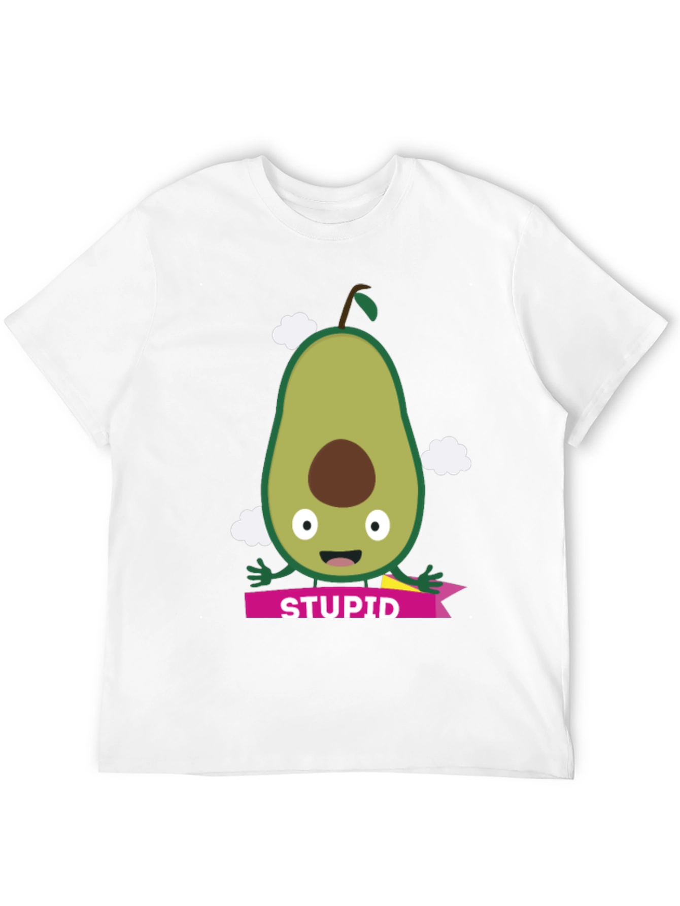 Funny Avocado Stupid Graphic T-Shirt