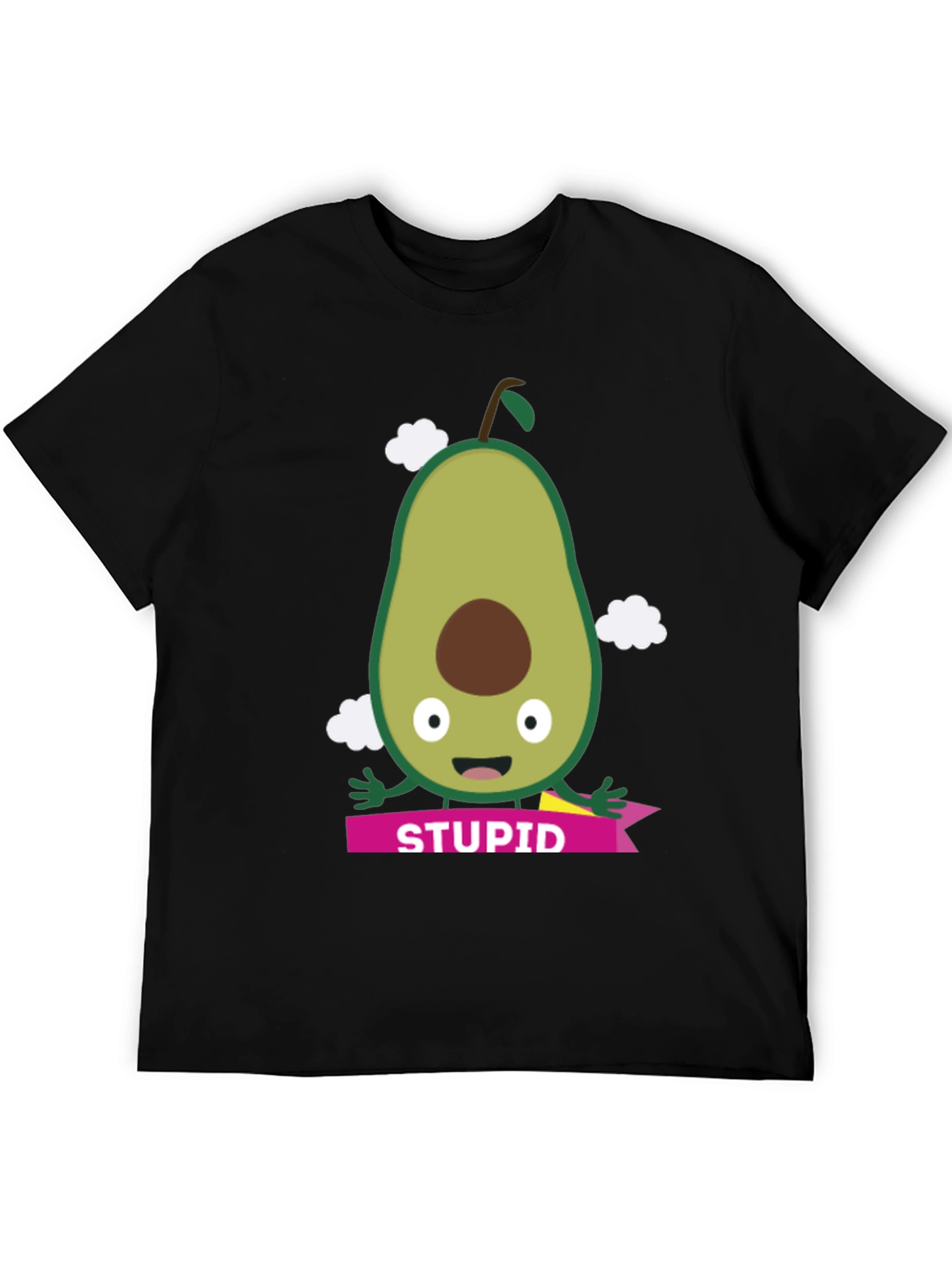 Funny Avocado Stupid Graphic T-Shirt