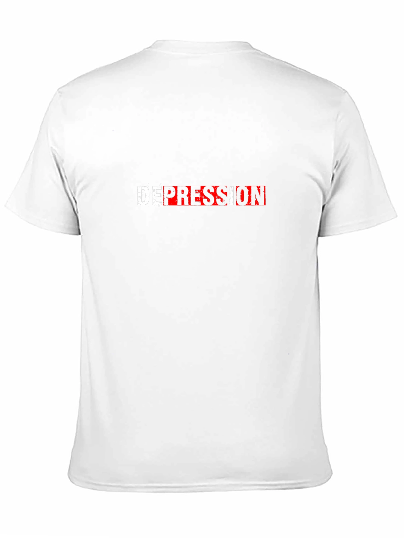 Depression Graphic T-Shirt - Black