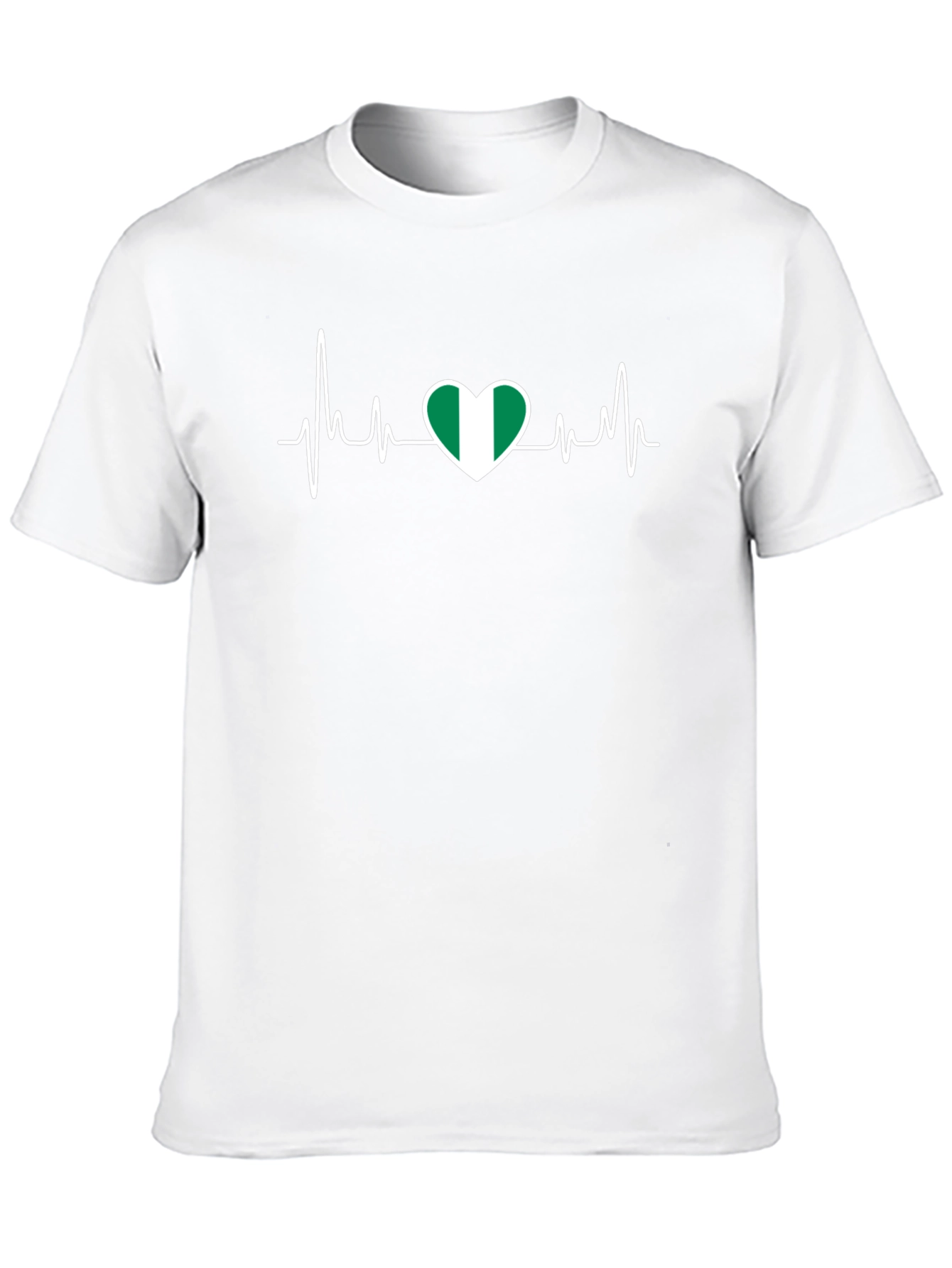 Nigeria Heartbeat T-Shirt - Show Your Love!