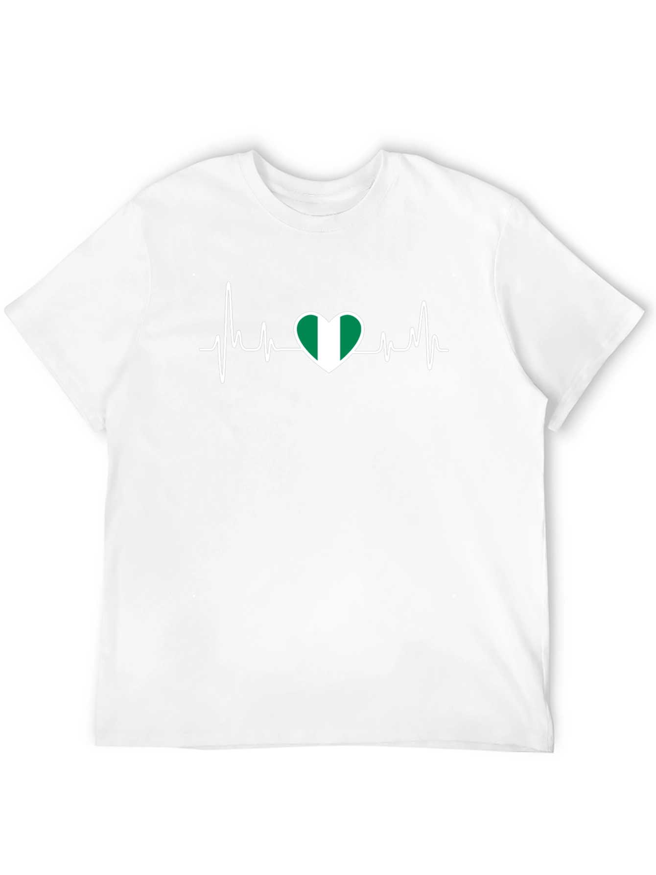 Nigeria Heartbeat T-Shirt - Show Your Love!