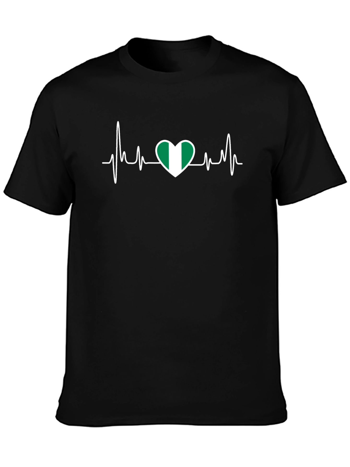 Nigeria Heartbeat T-Shirt - Show Your Love!