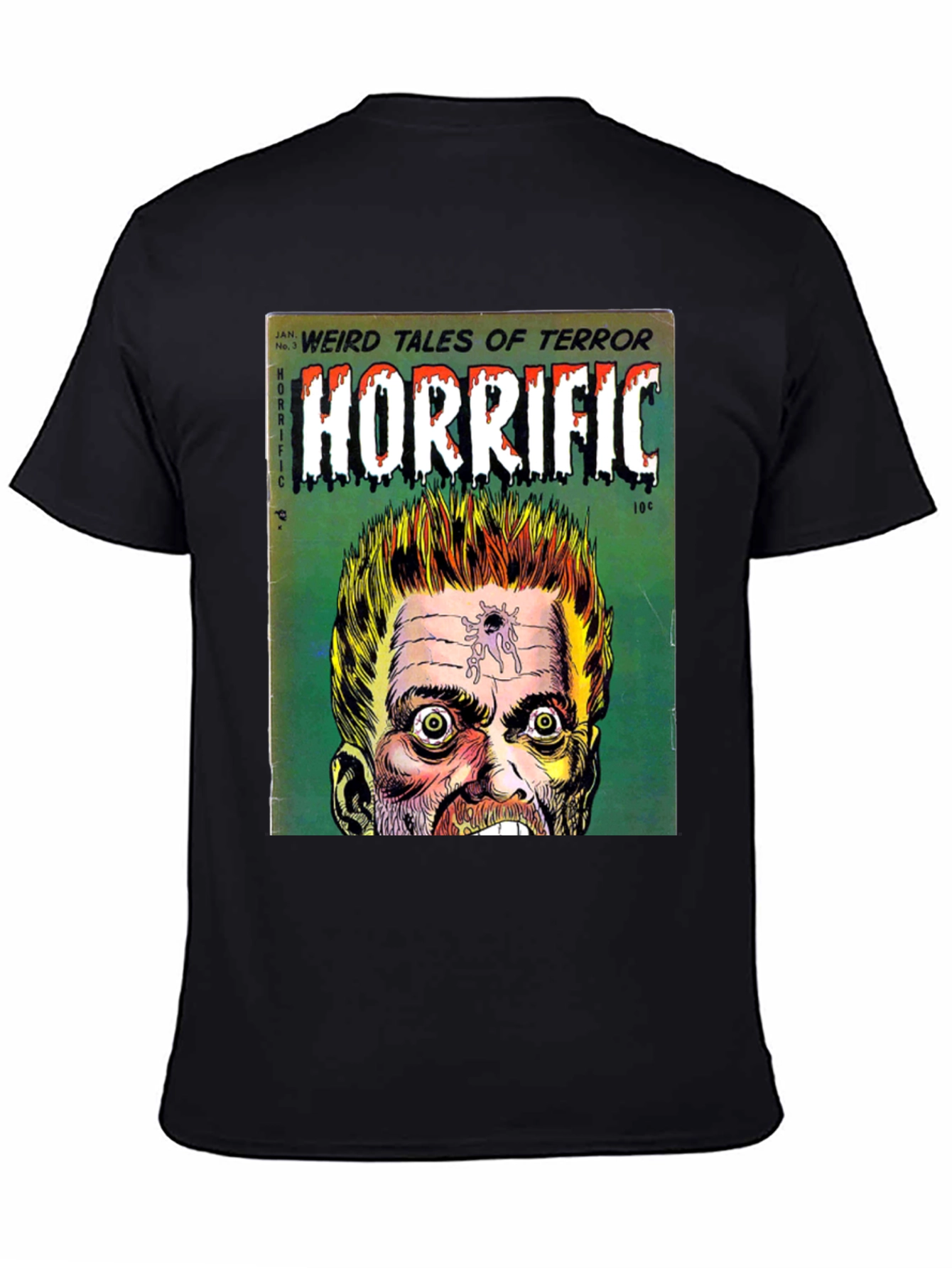Horrific Weird Tales Comic Book Cover T-Shirt