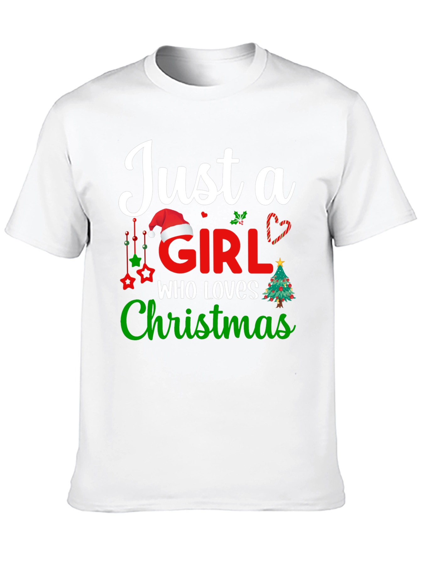 Just A Girl Who Loves Christmas T-Shirt